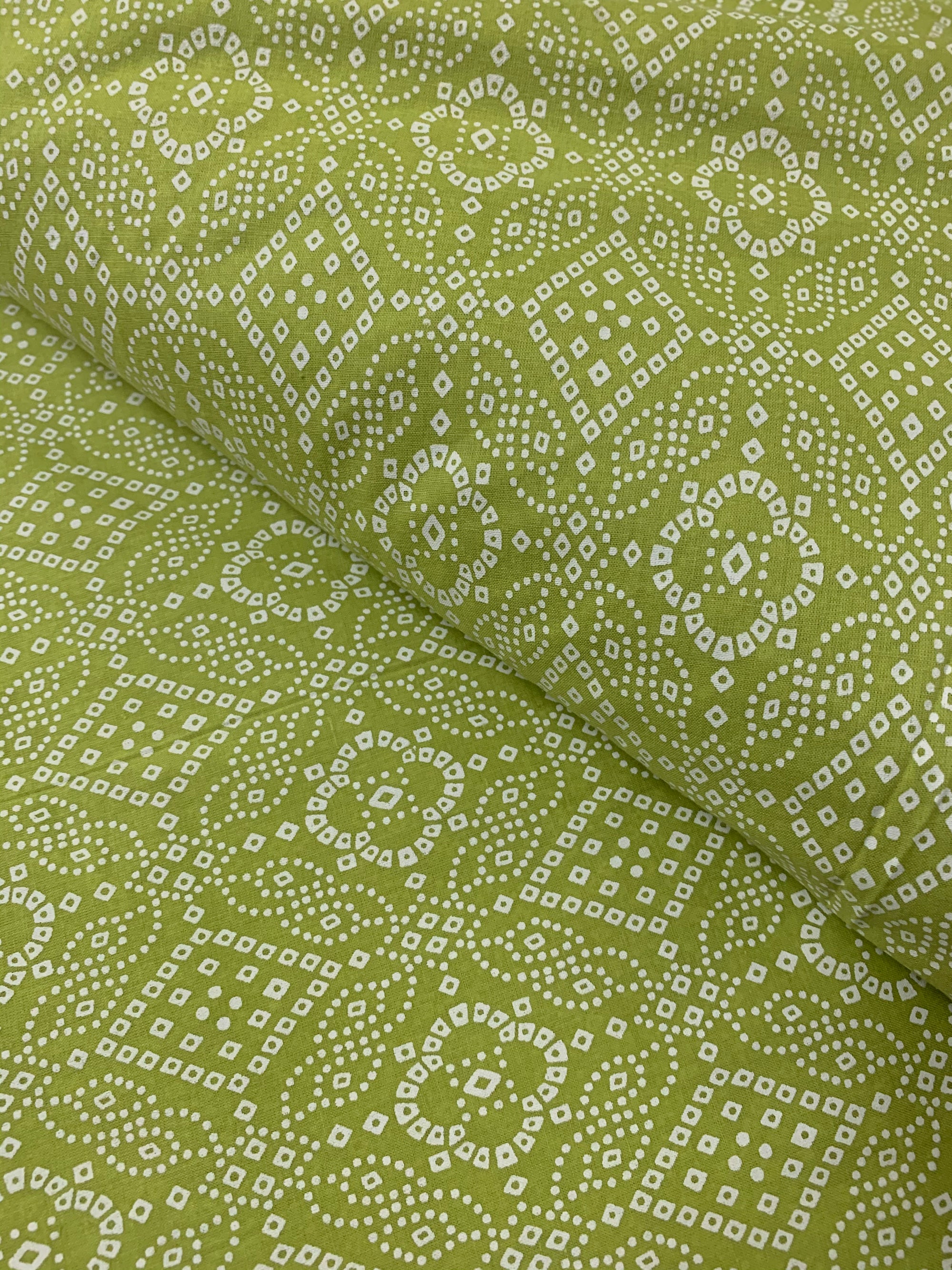 Printed pure cotton fabric