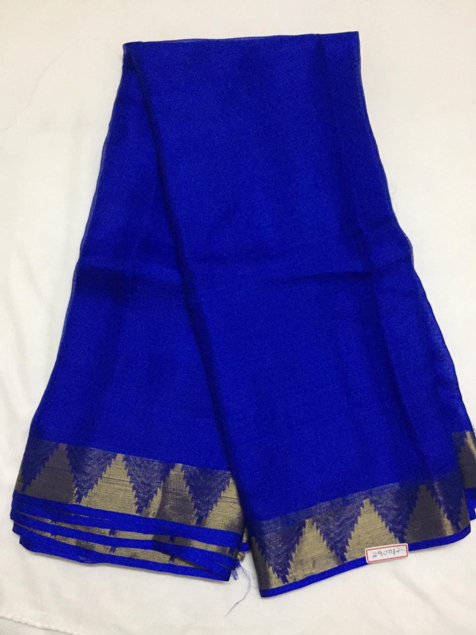 Pure kota silk saree with temple border