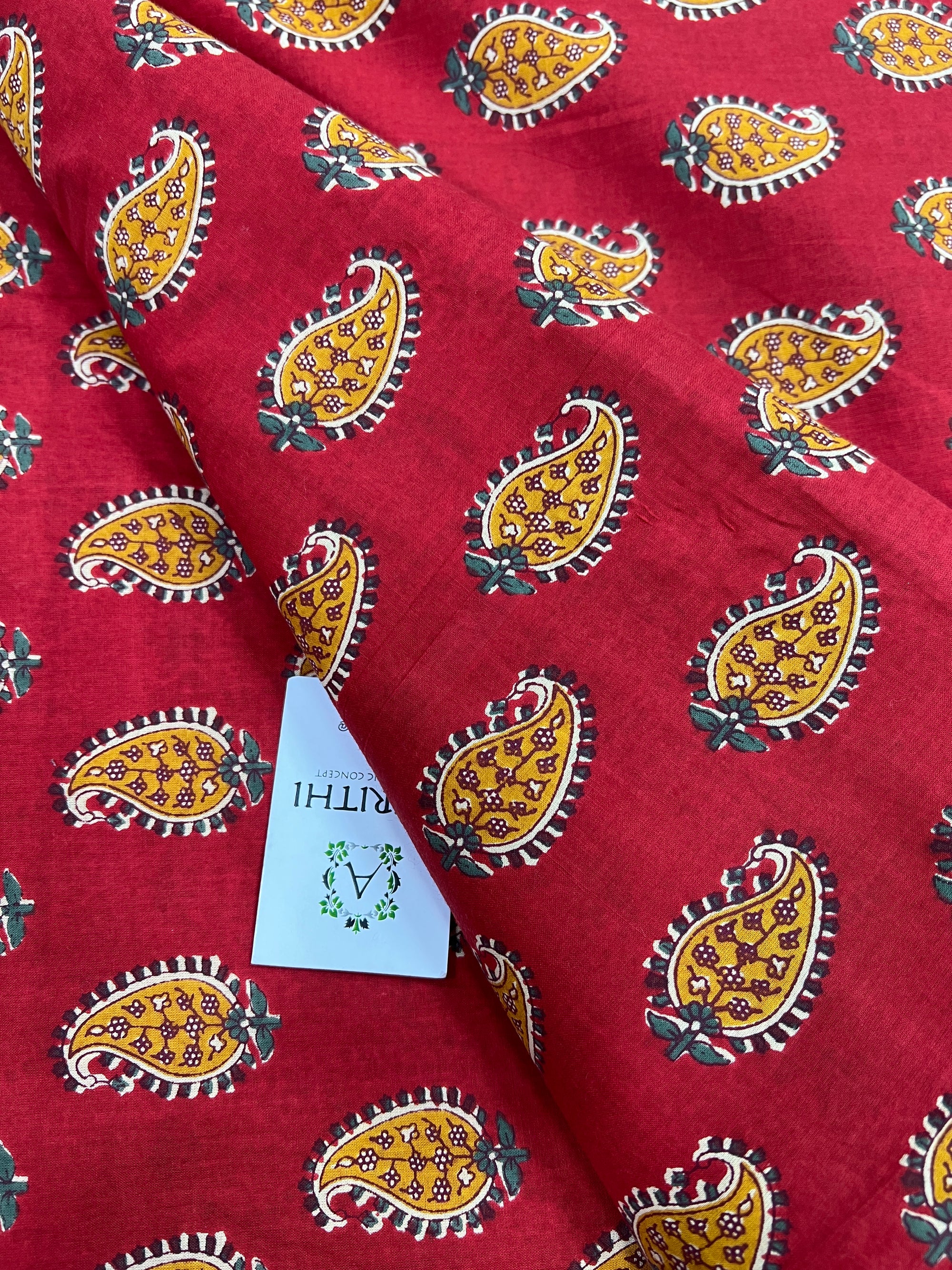 Printed pure cotton fabric