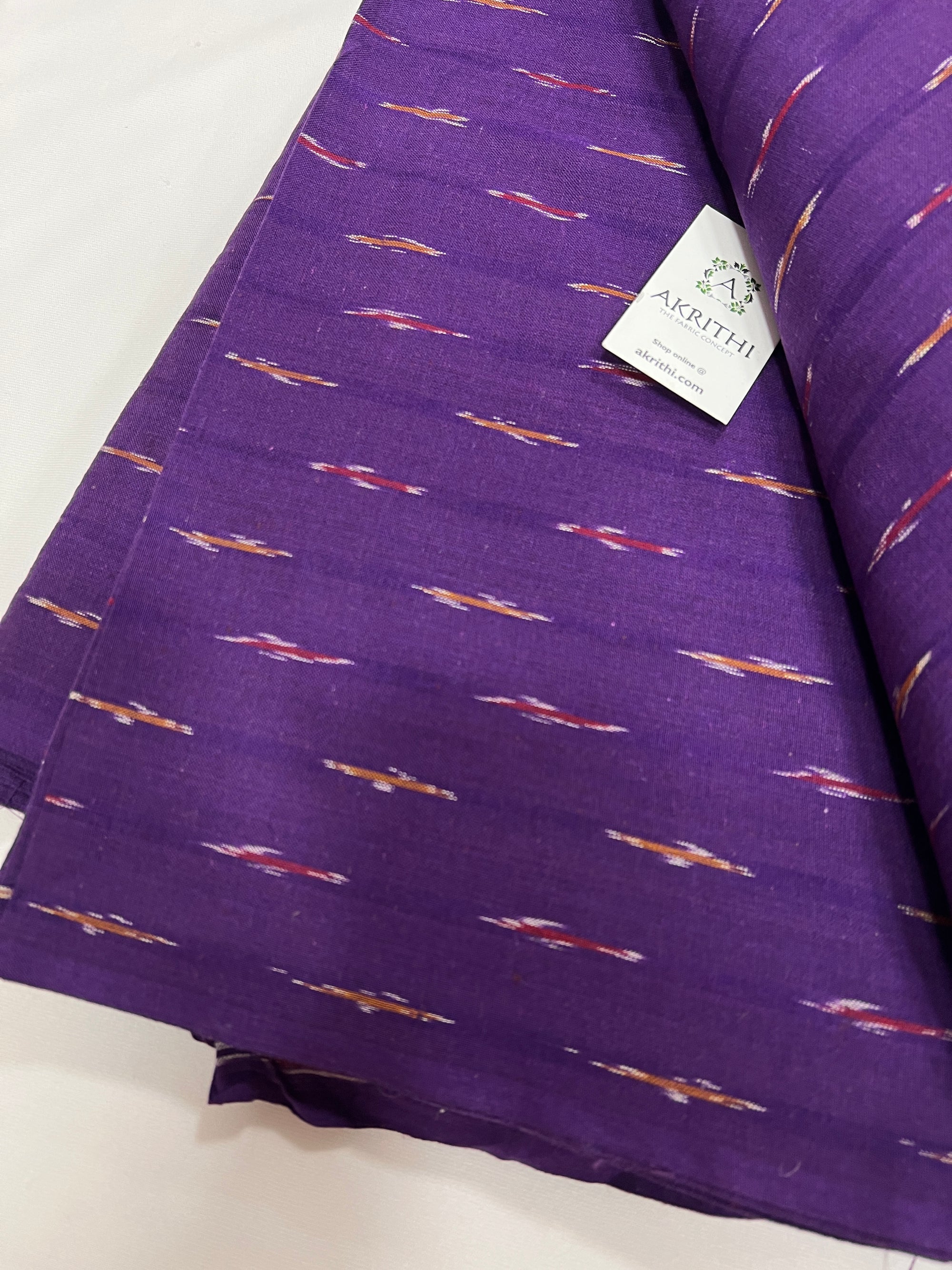 Handloom Ikat pure cotton fabric