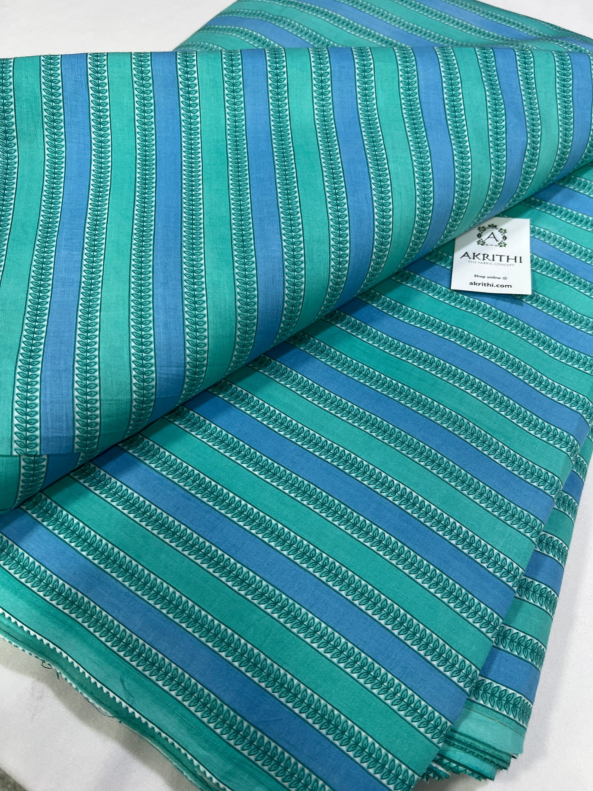 Printed pure cotton fabric