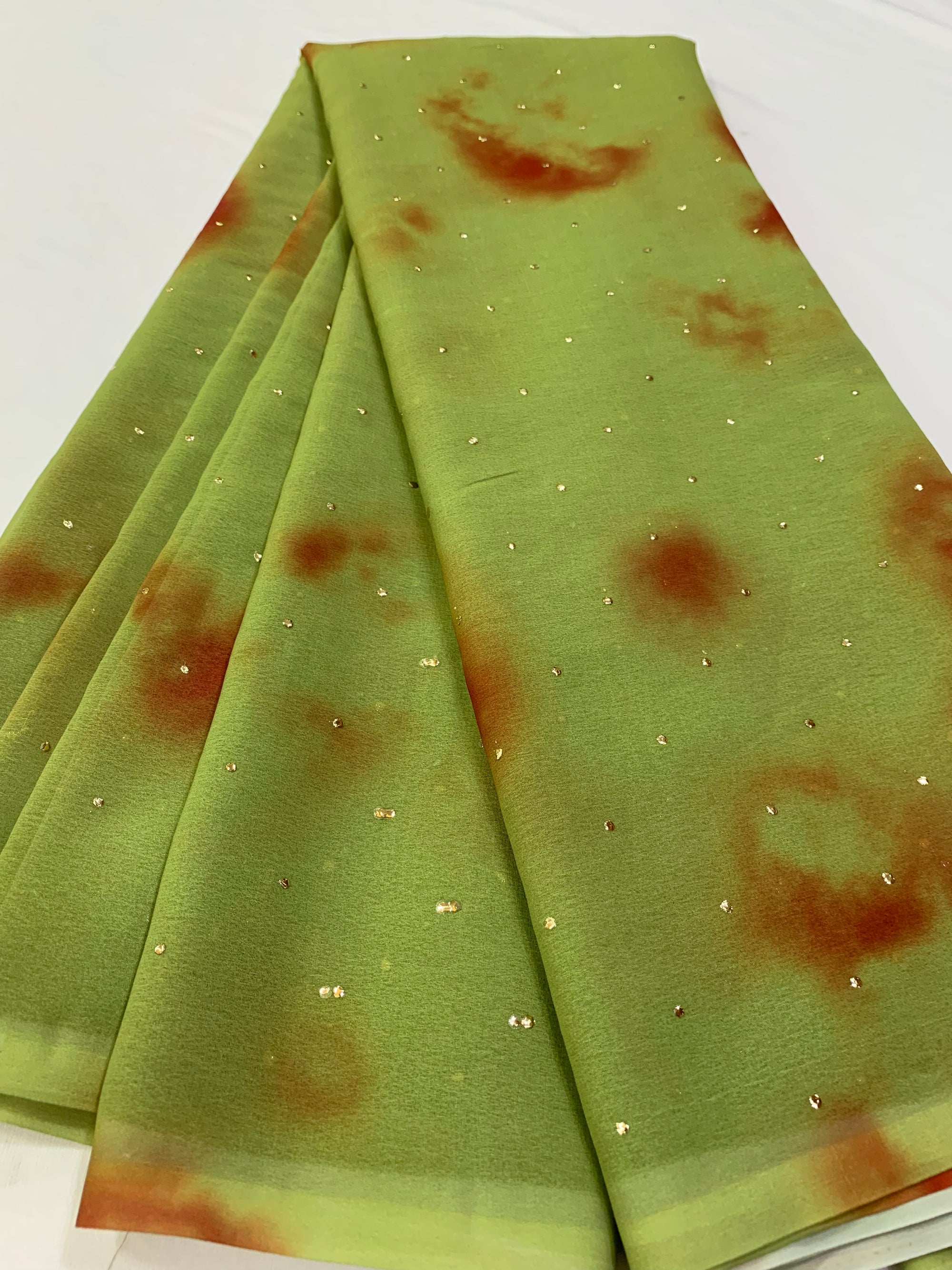 Shibori Printed georgette fabric