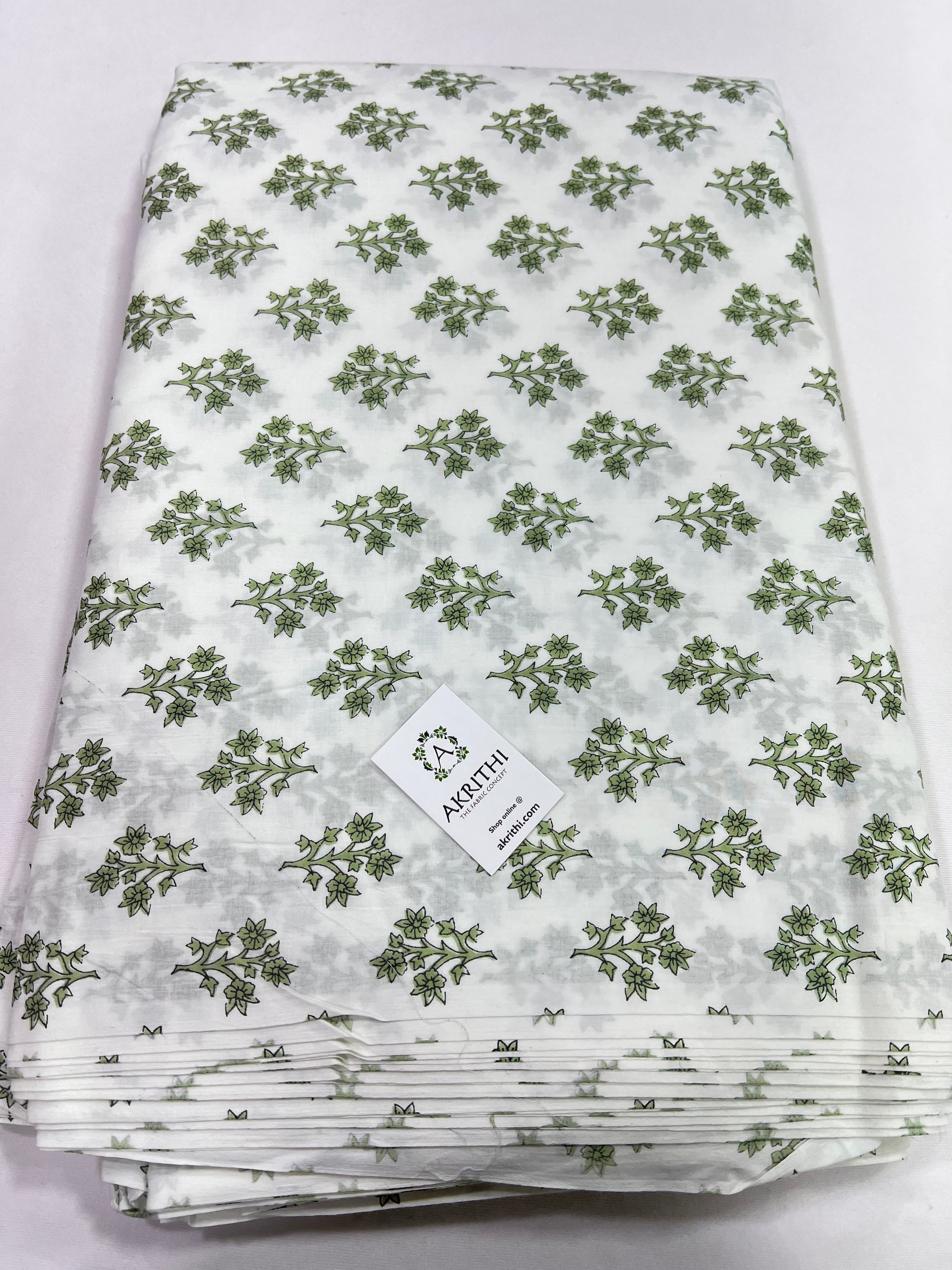Printed pure cotton fabric