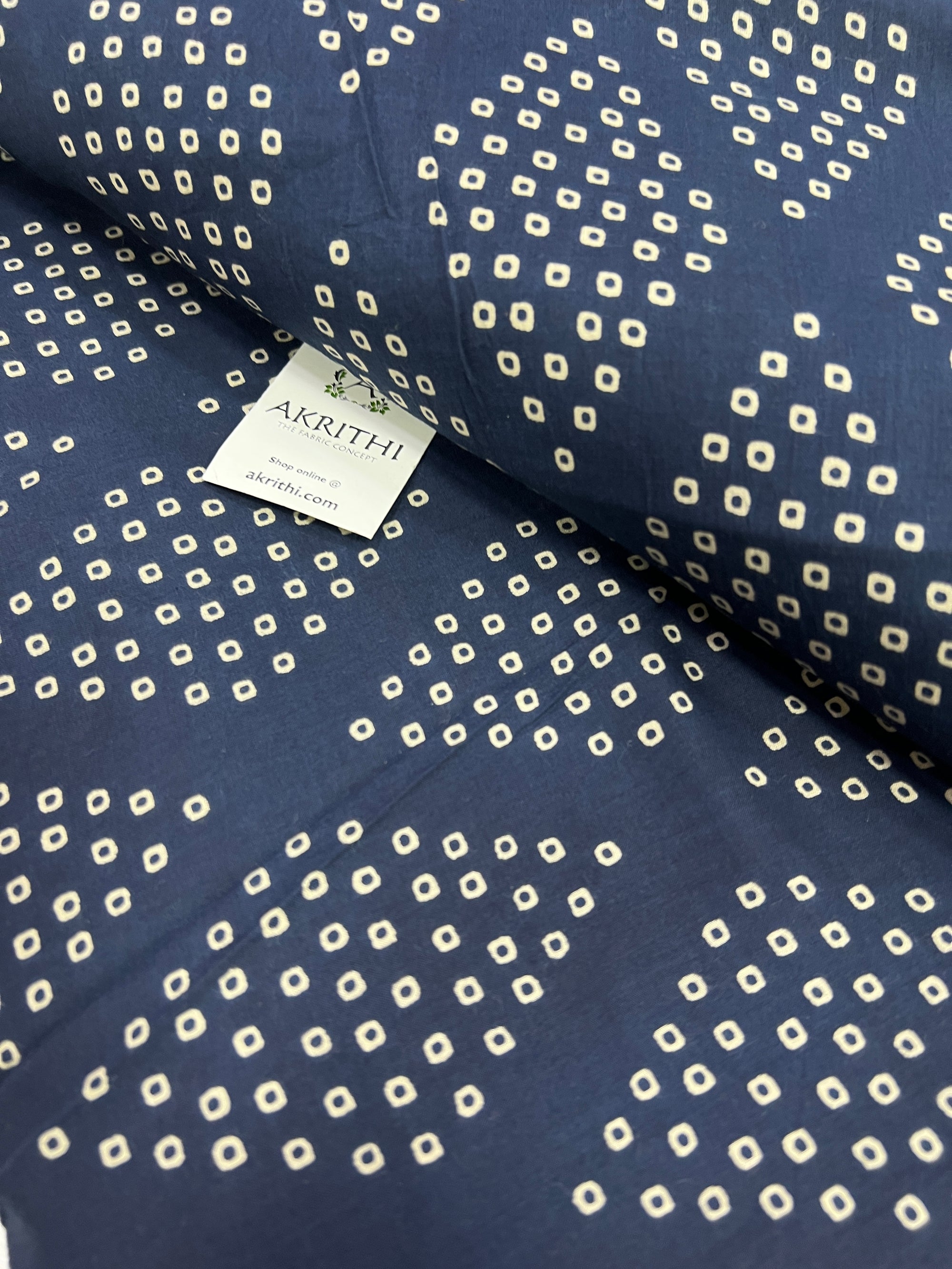 Printed pure cotton fabric