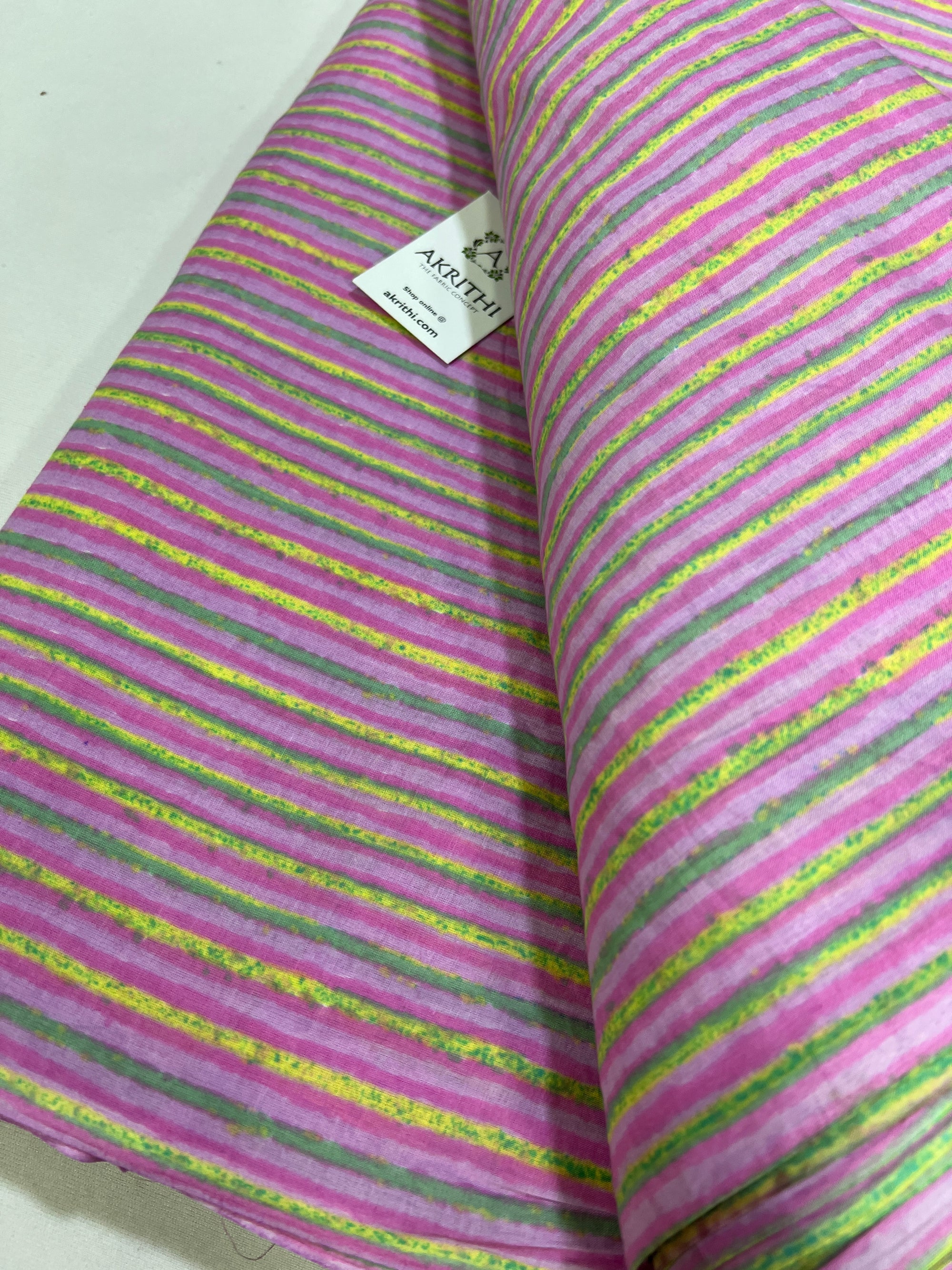 Printed pure cotton fabric