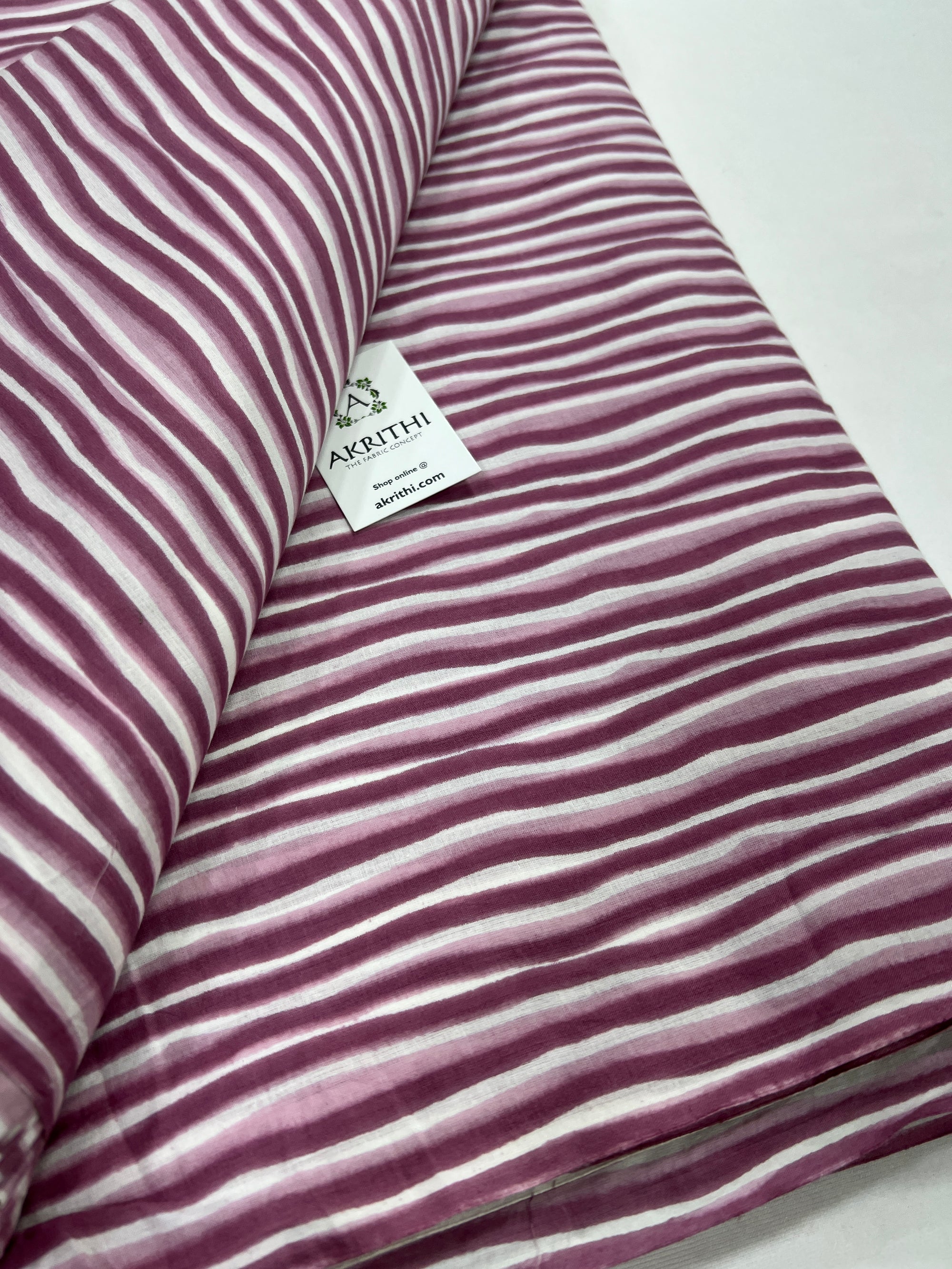 Printed pure cotton fabric