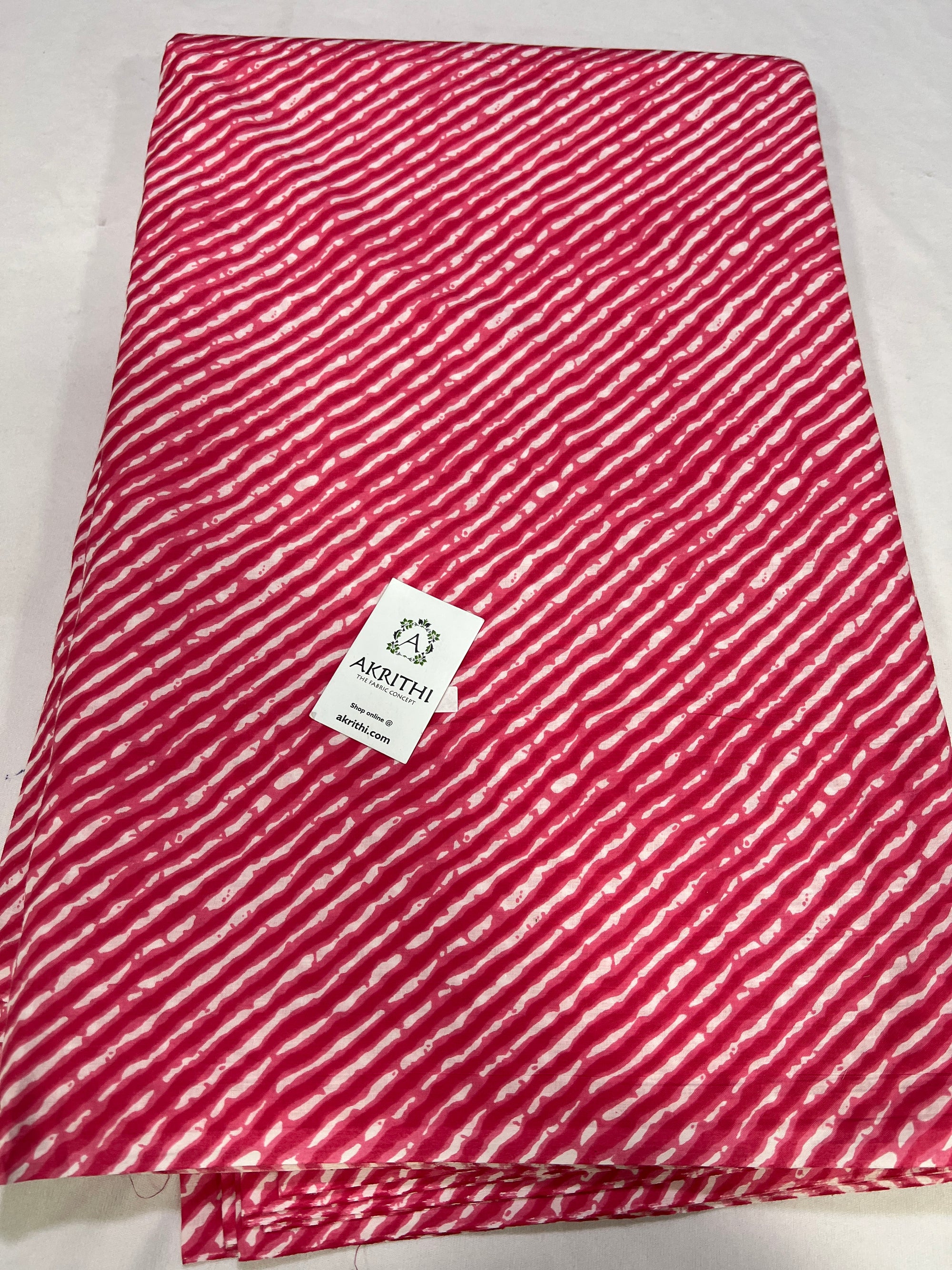 Printed pure cotton fabric