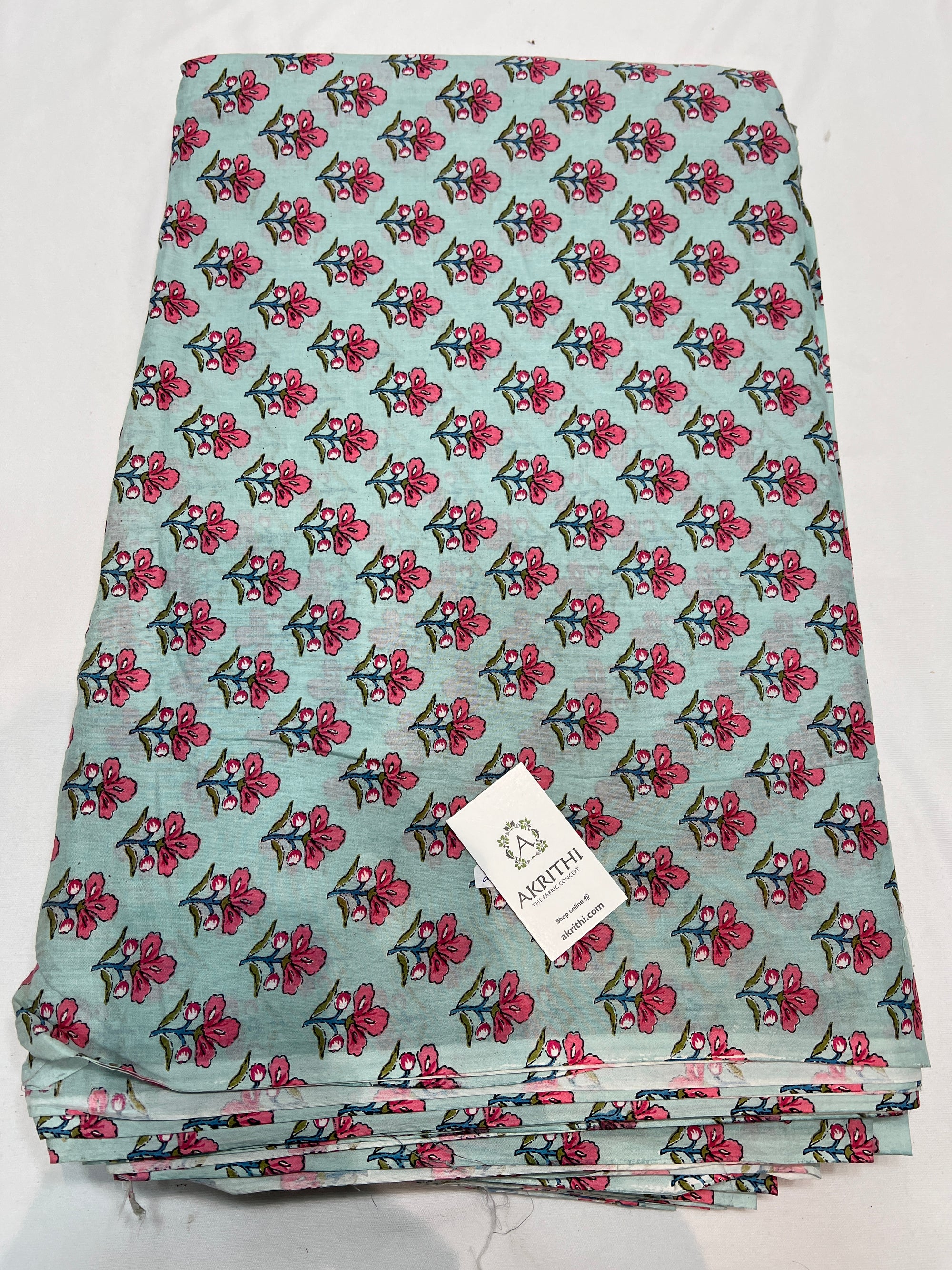 Printed pure cotton fabric