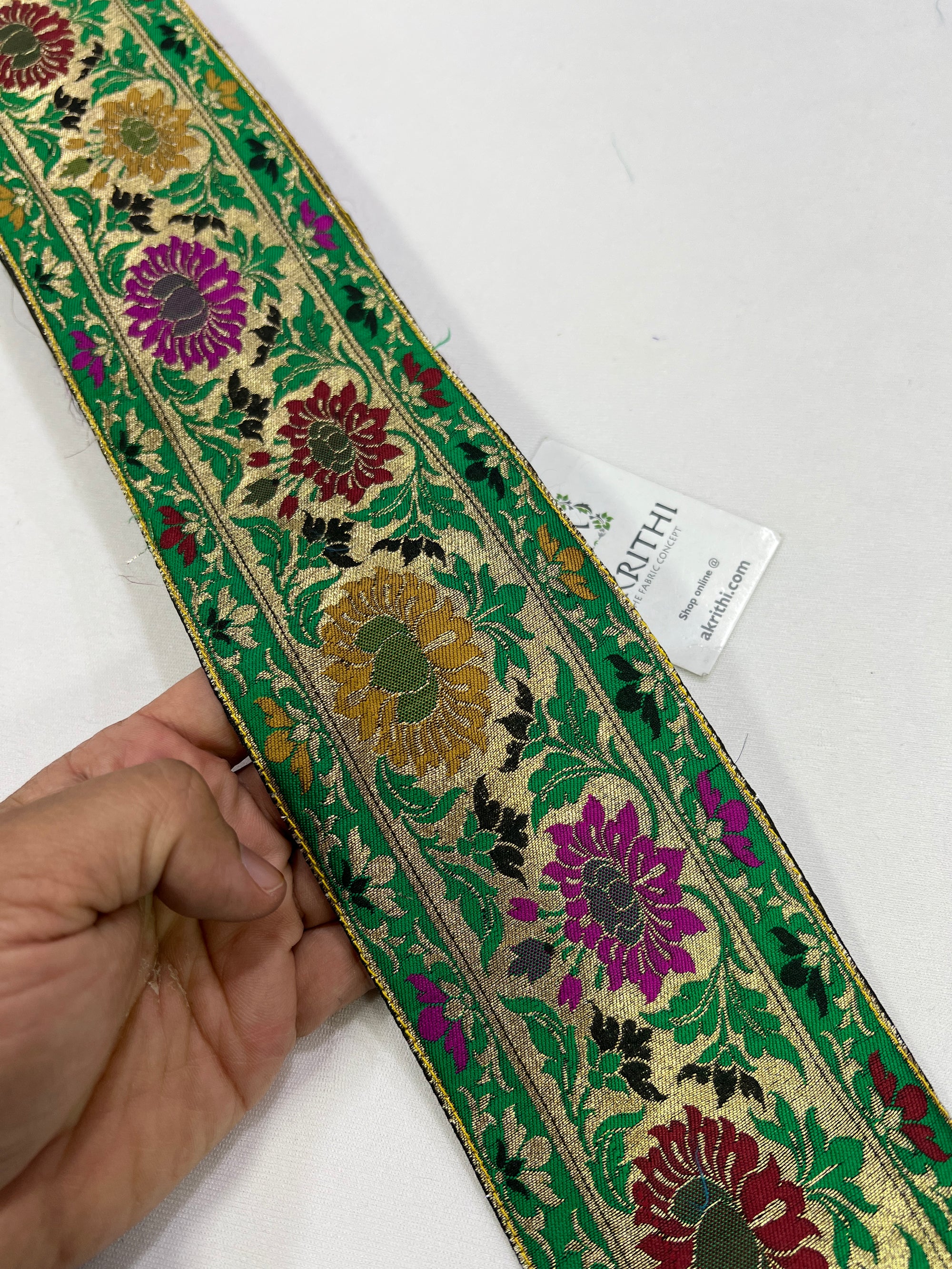 Handloom Banarasi lace 9 metres roll