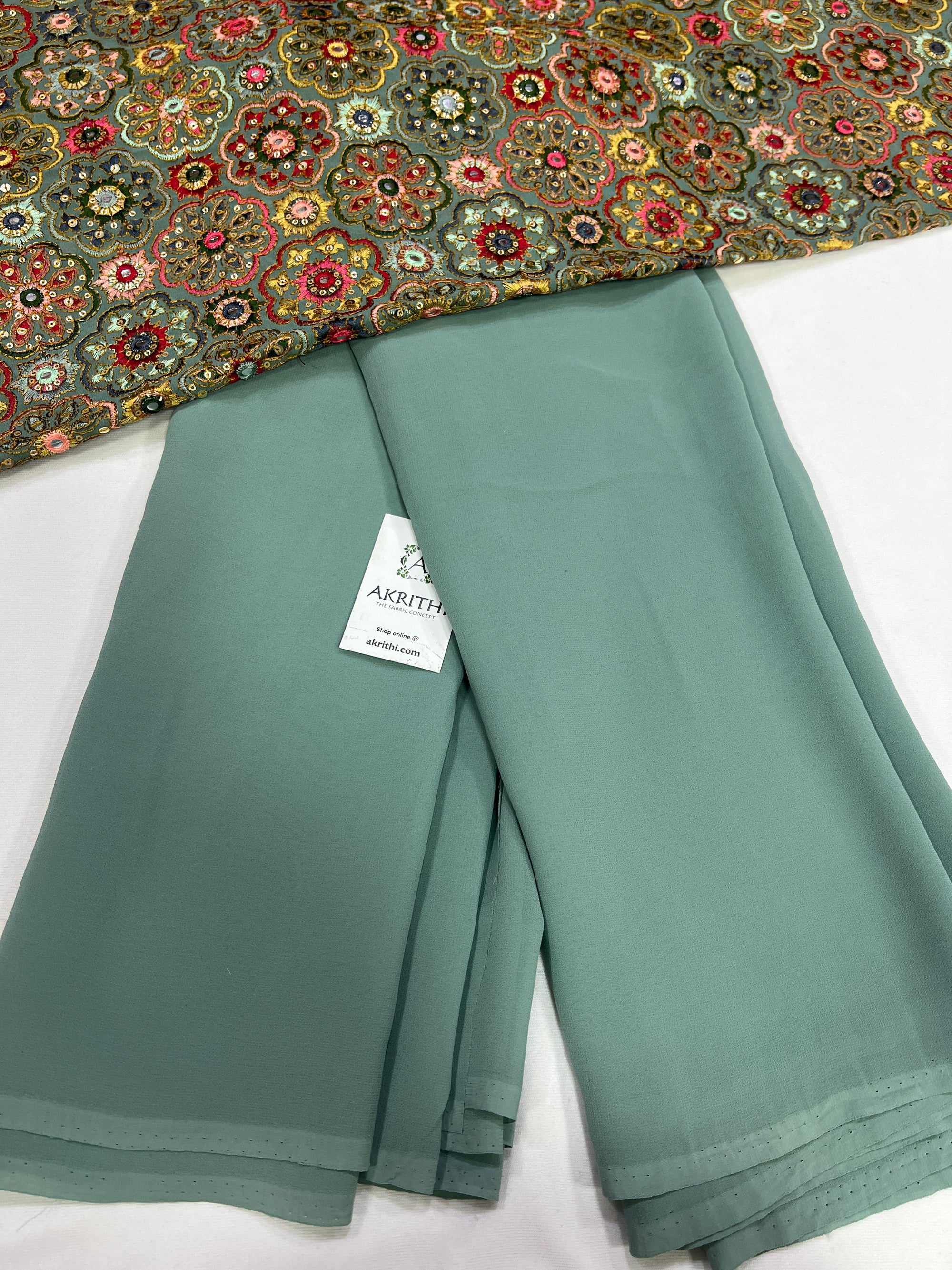 Georgette saree with blouse
