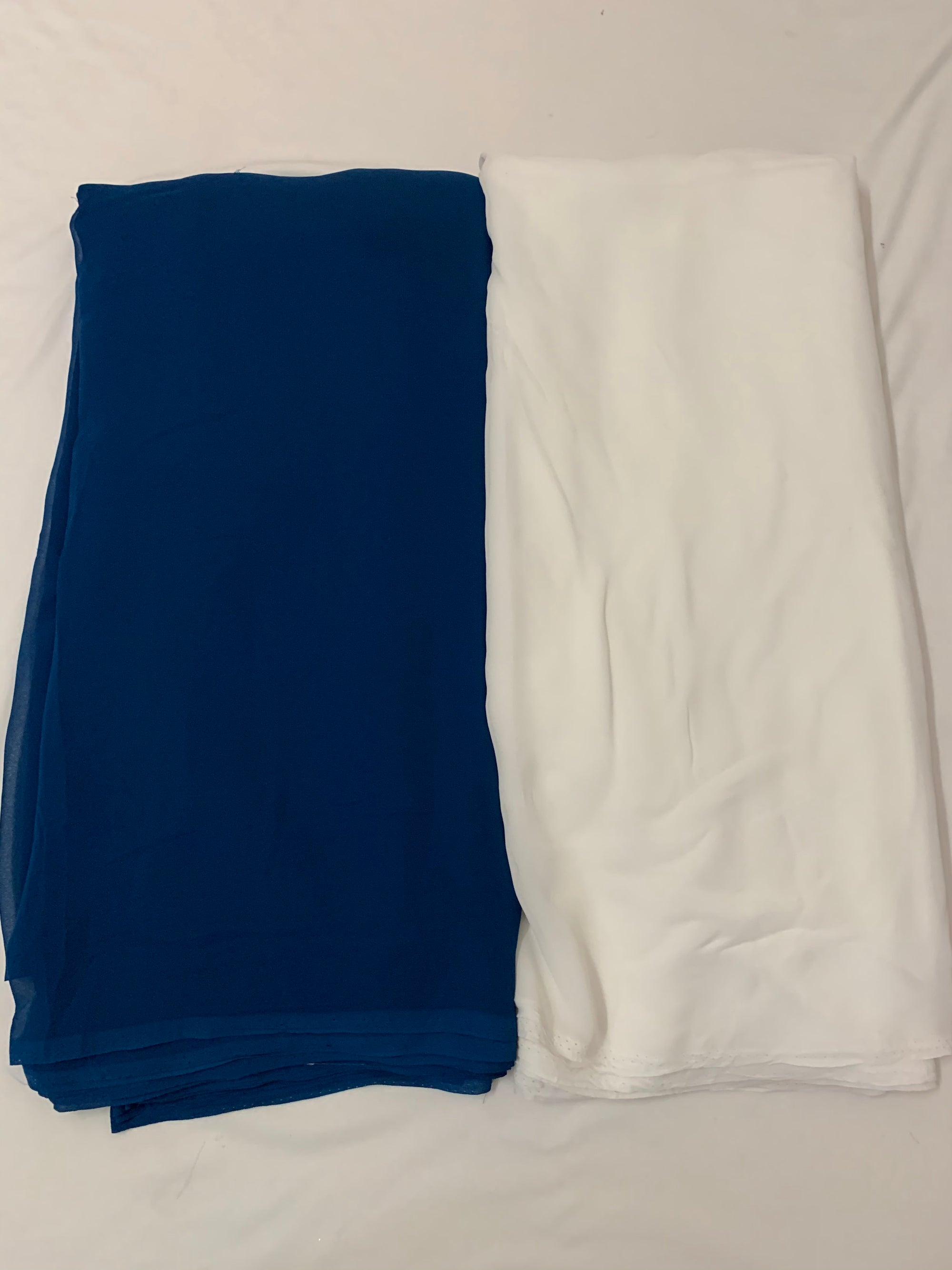 Georgette fabric 2.5 metres