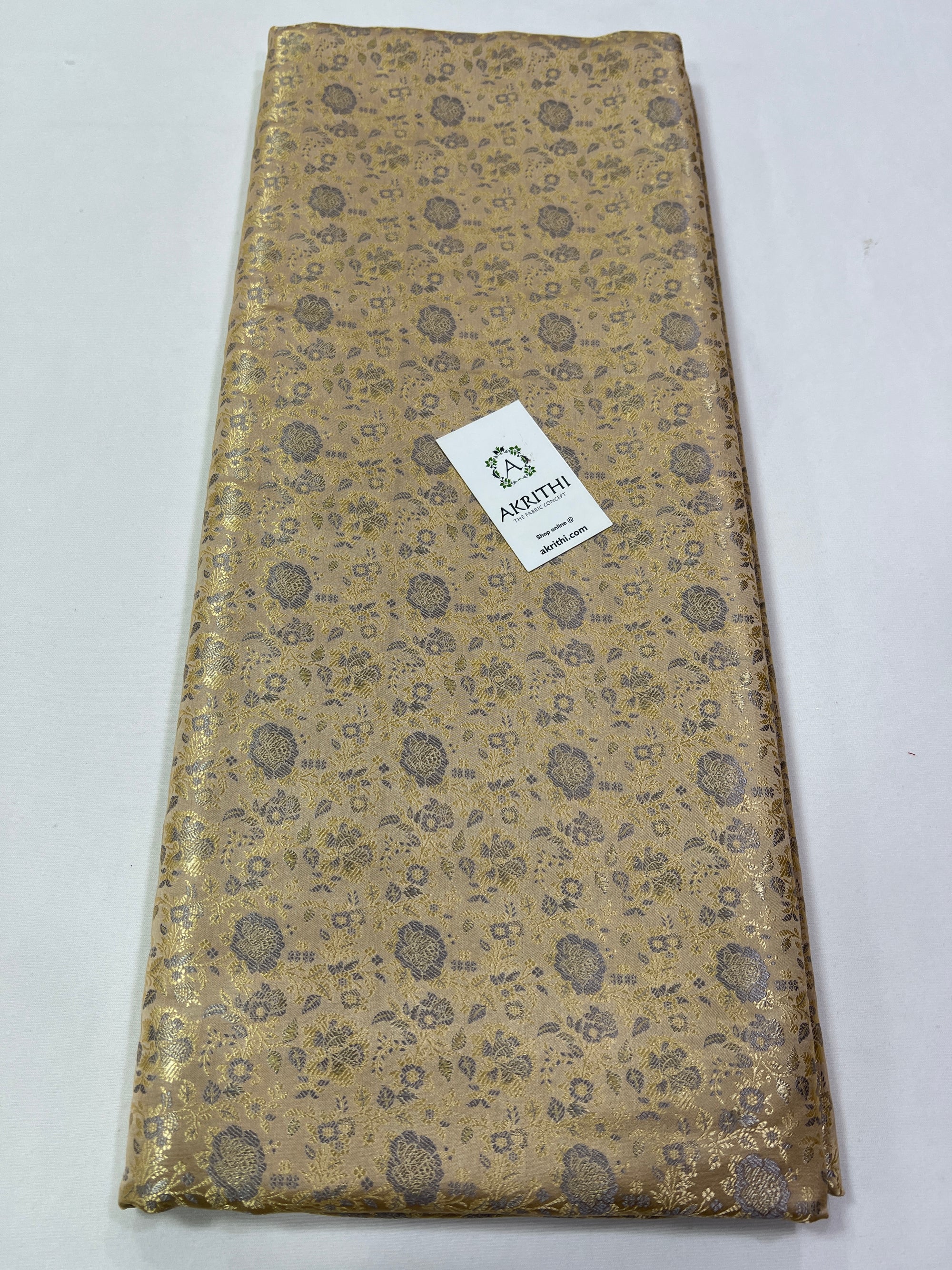 Handloom Banarasi brocade fabric