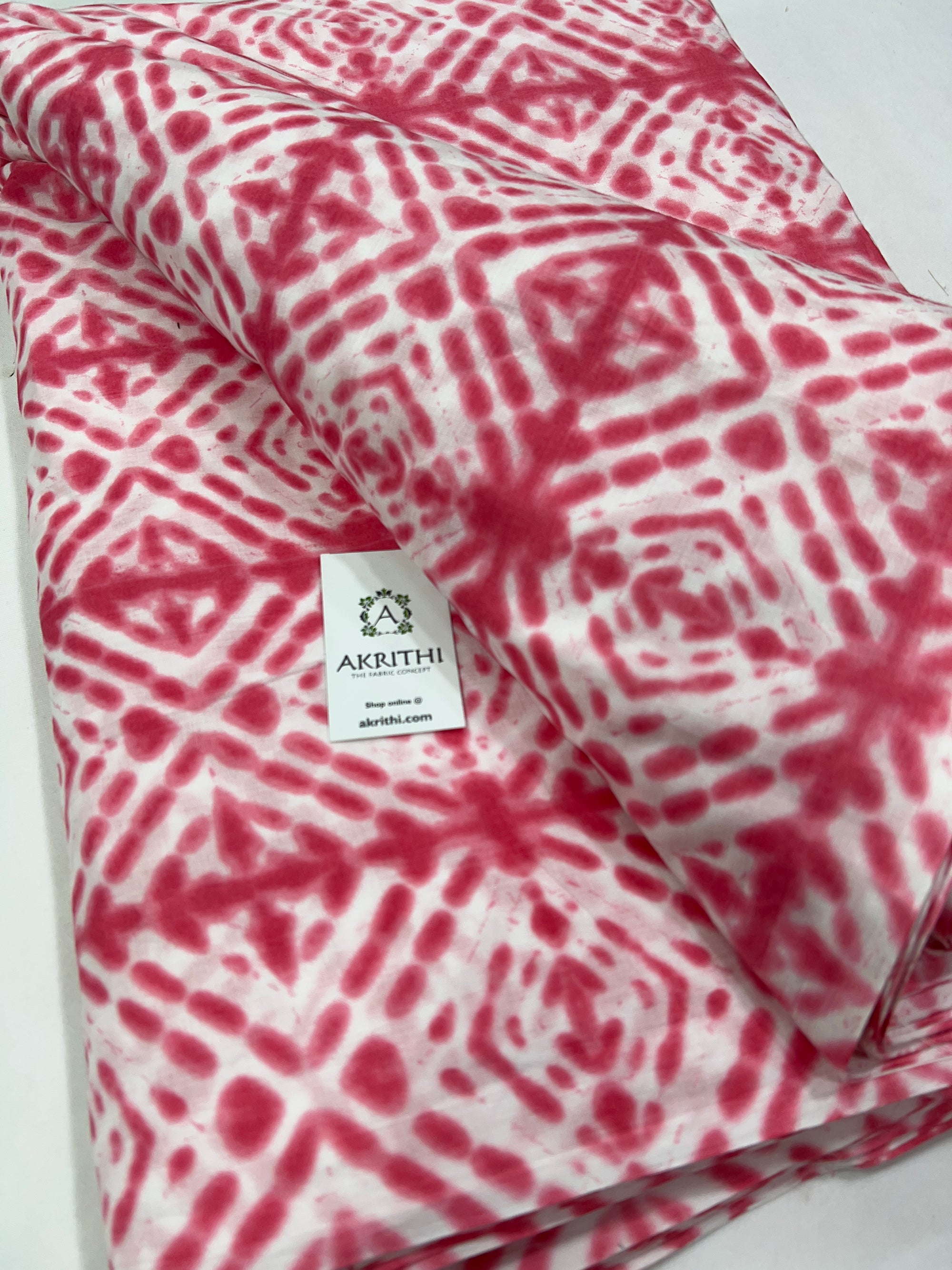 Printed pure cotton fabric