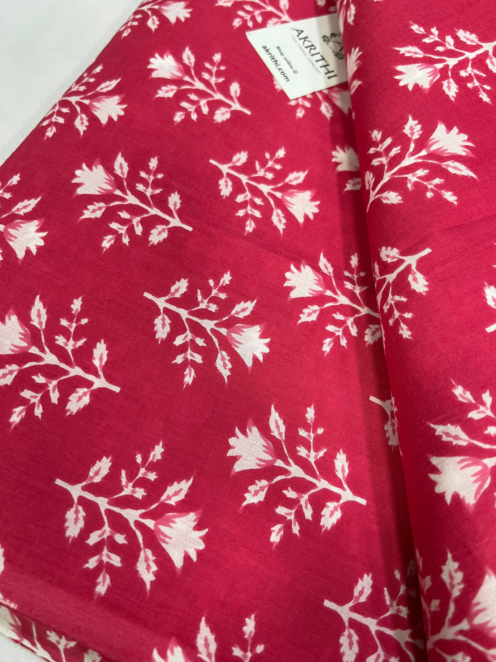 Printed pure cotton fabric