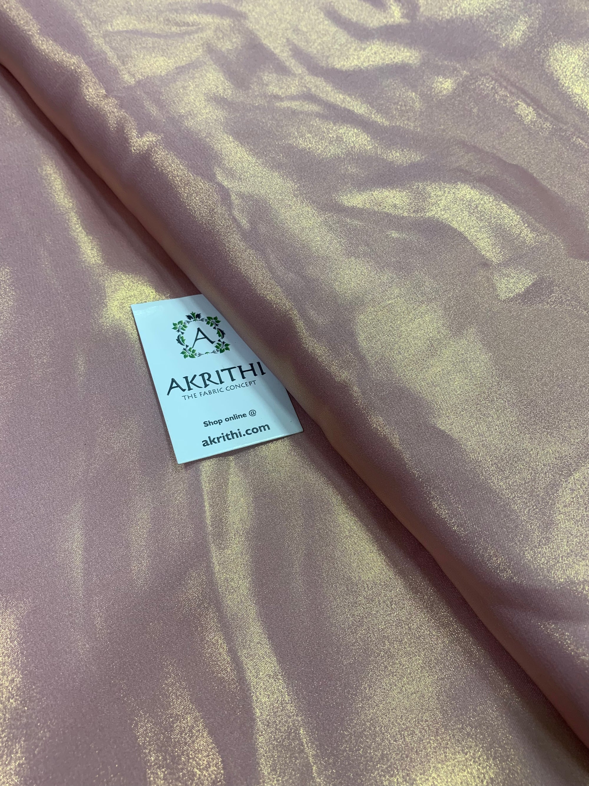 Foil georgette fabric