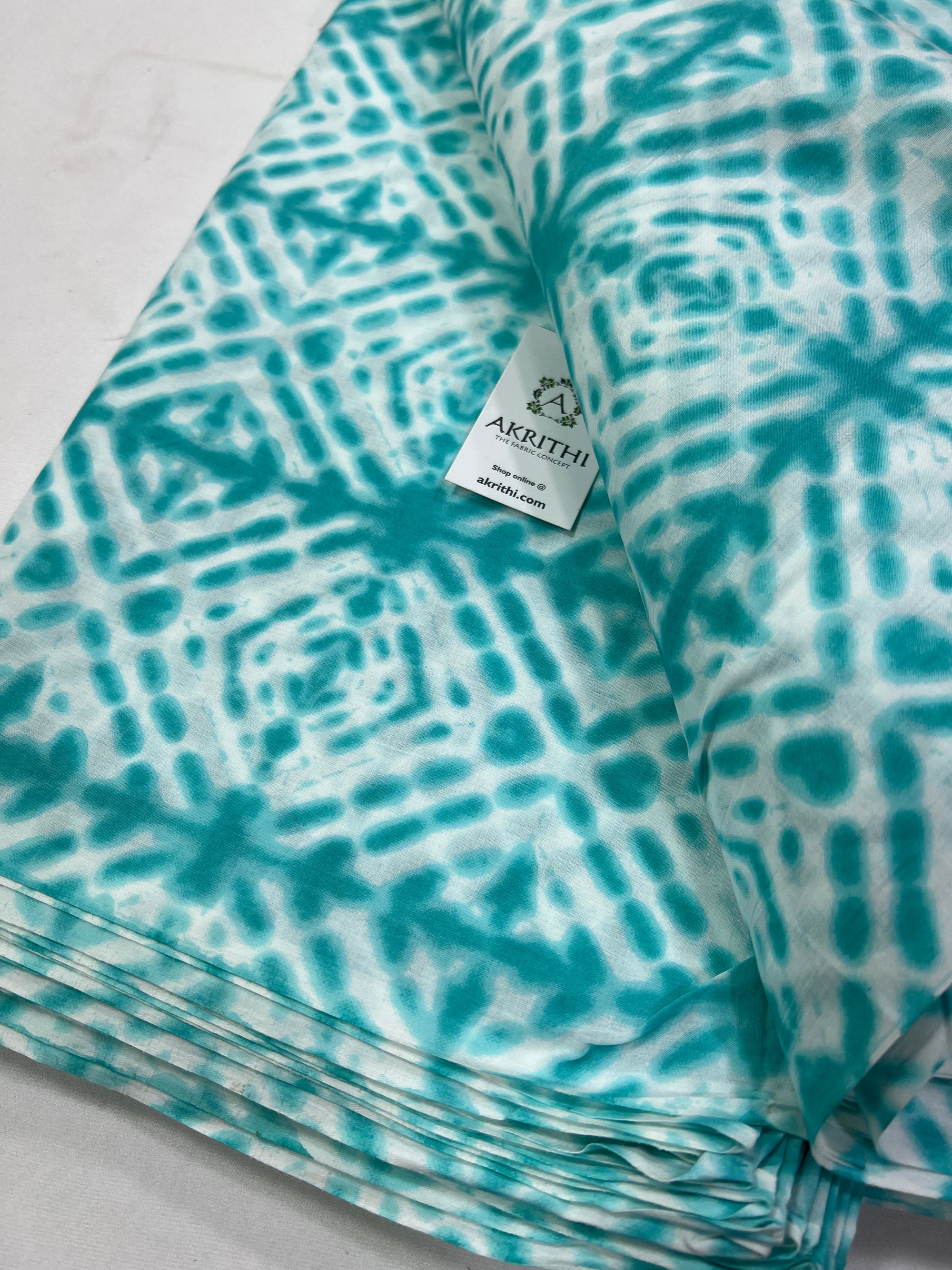 Printed pure cotton fabric