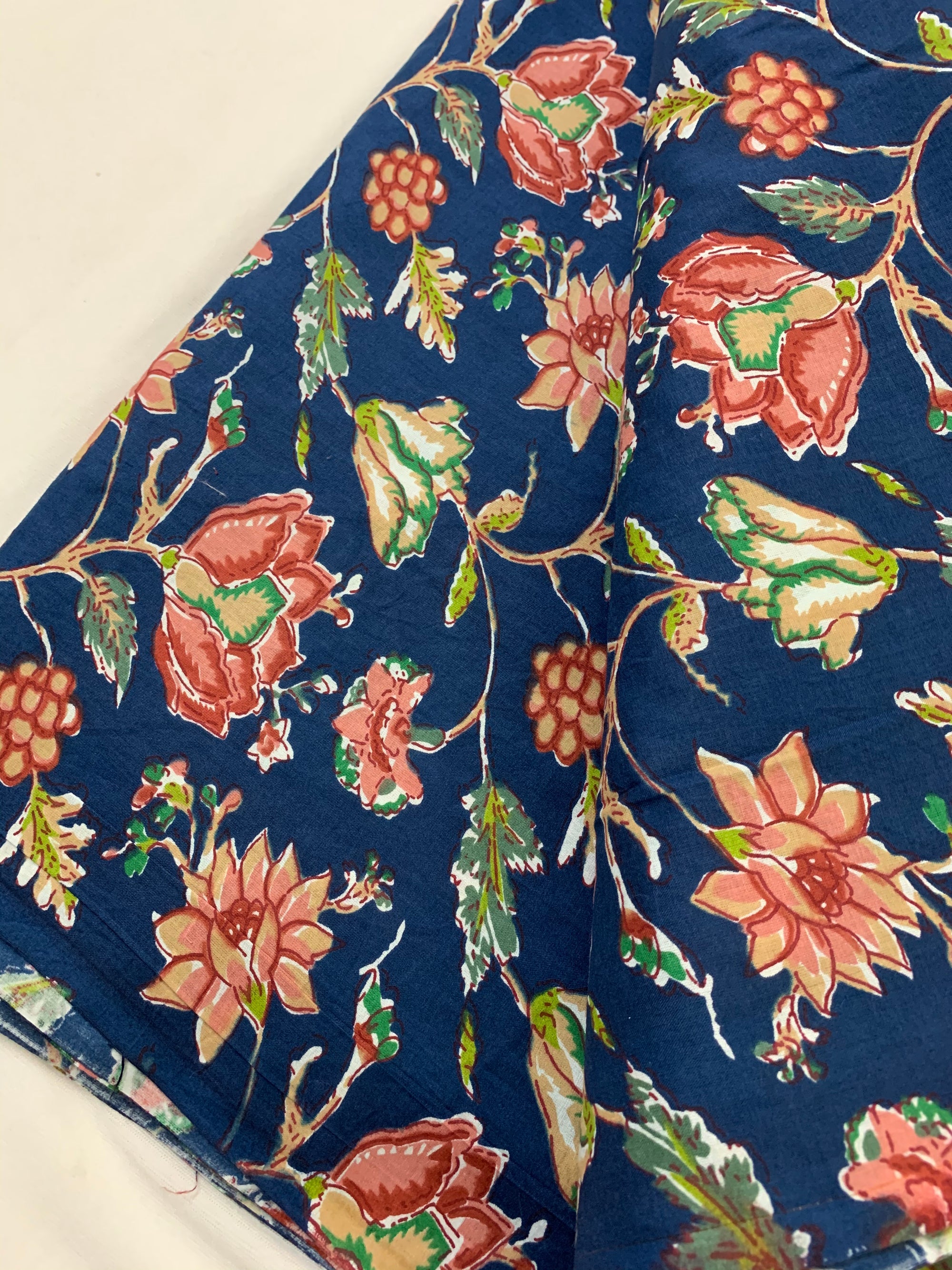 Printed pure cotton fabric