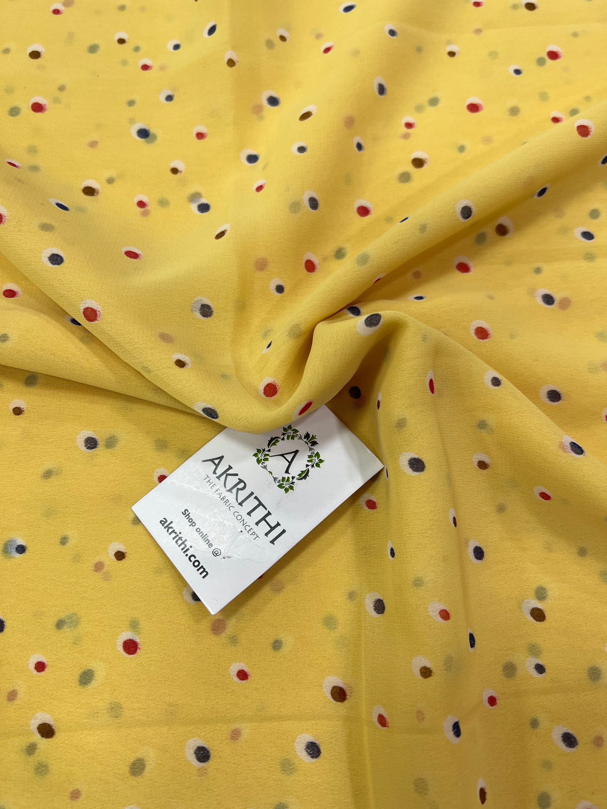 Digital floral Printed georgette fabric 56 inches width