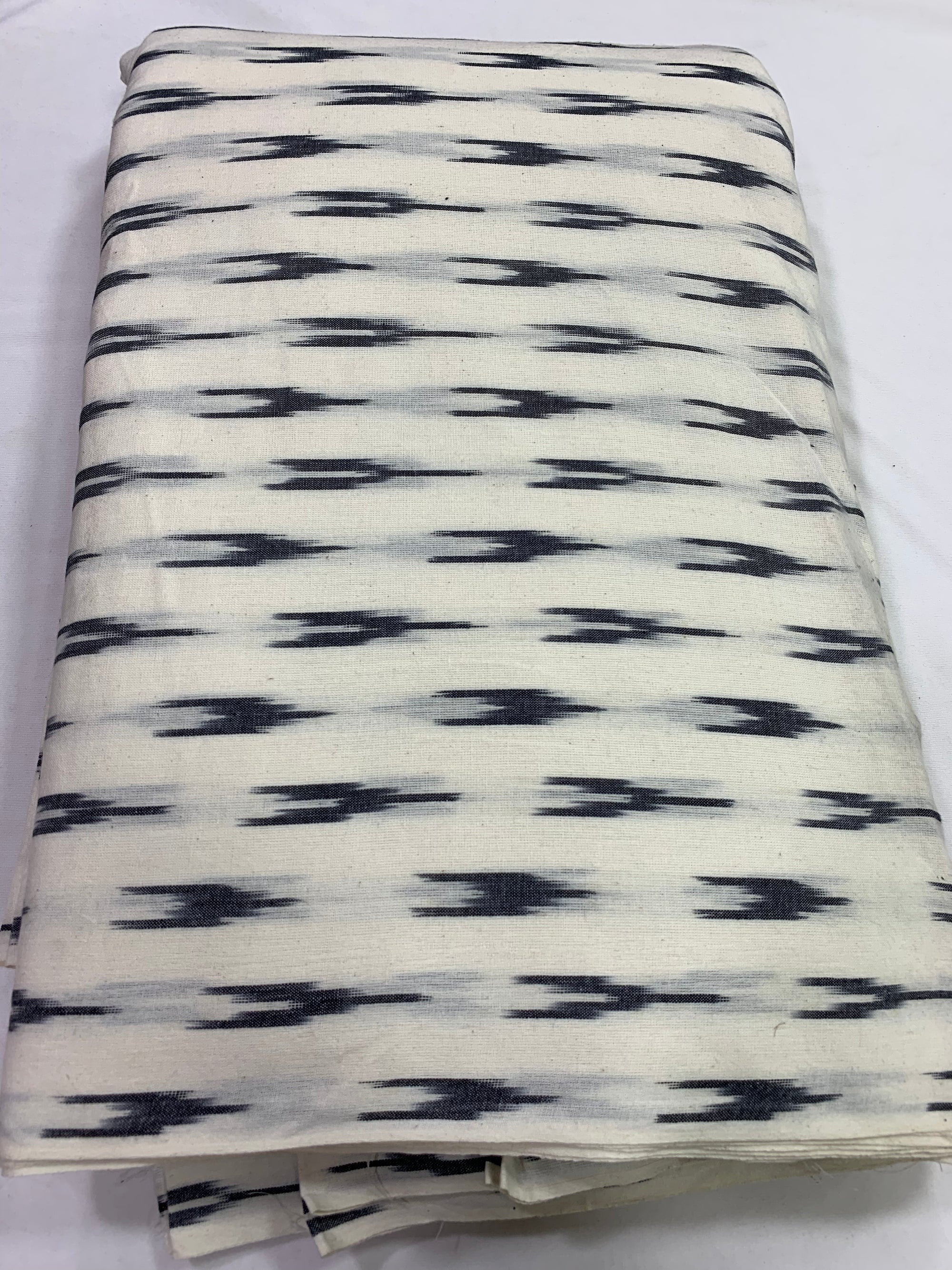 Handloom Ikat pure cotton fabric