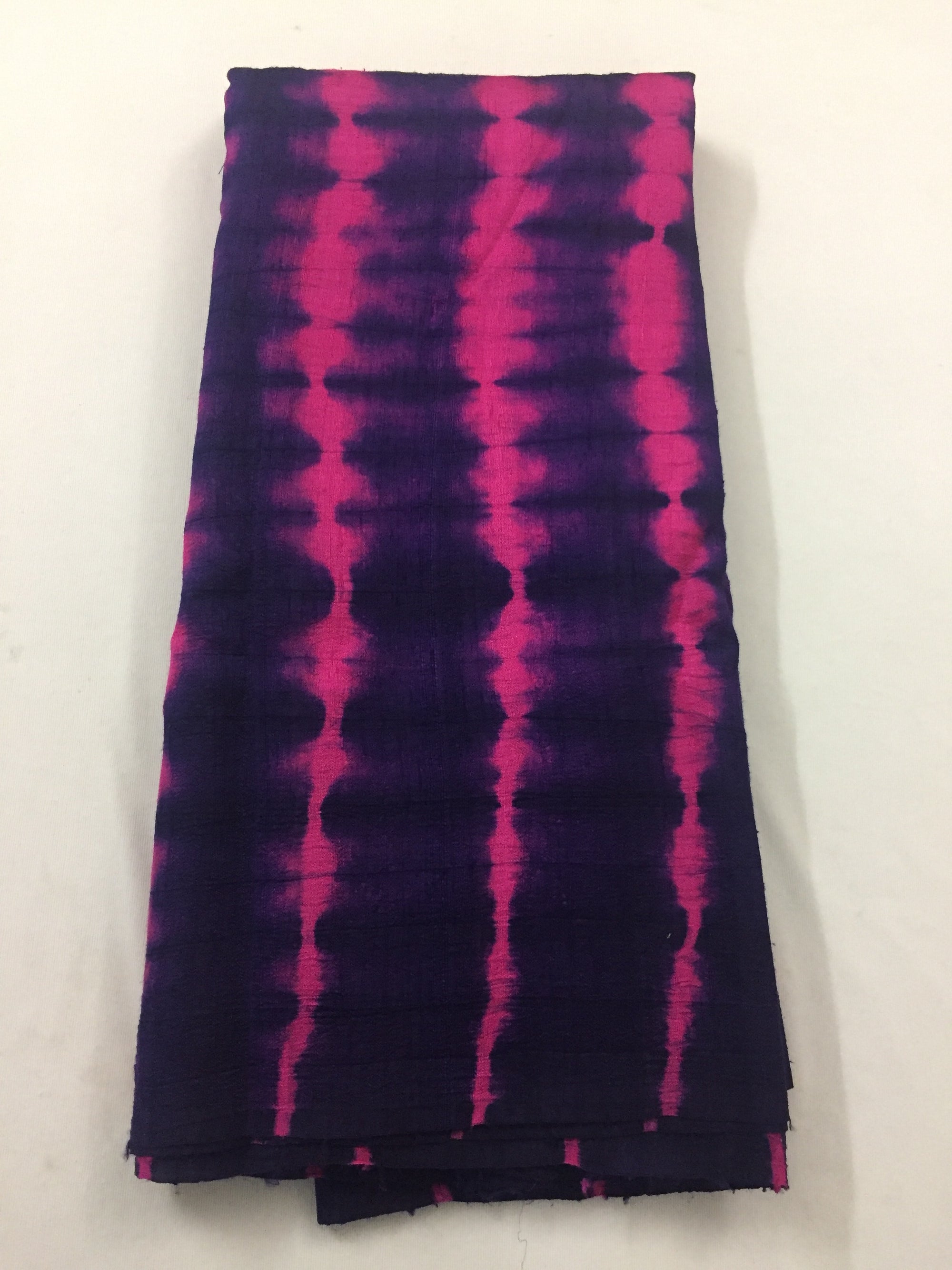 Shibori tie and dye pure raw silk kurta