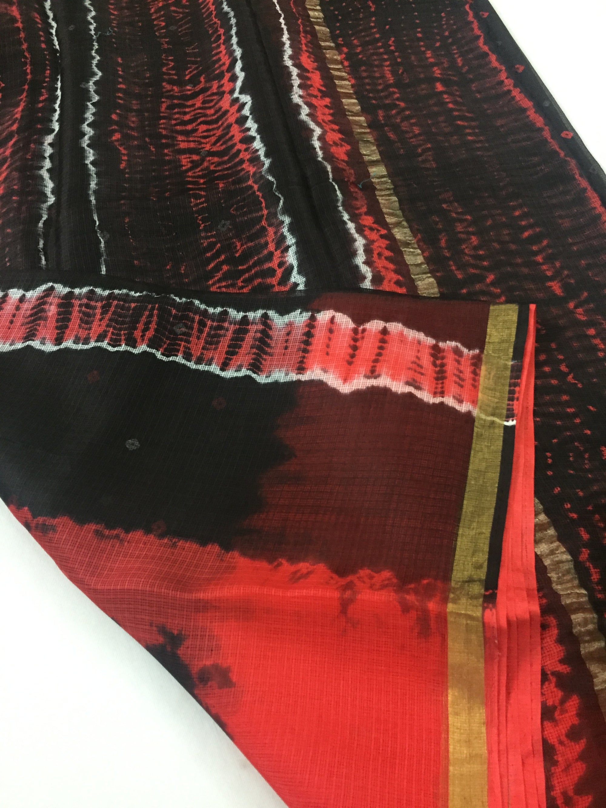 Tie and dye Bandhani pure kota silk saree