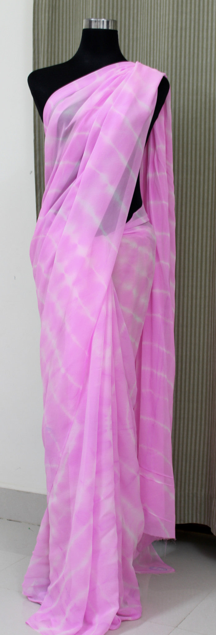 Leheriya georgette saree