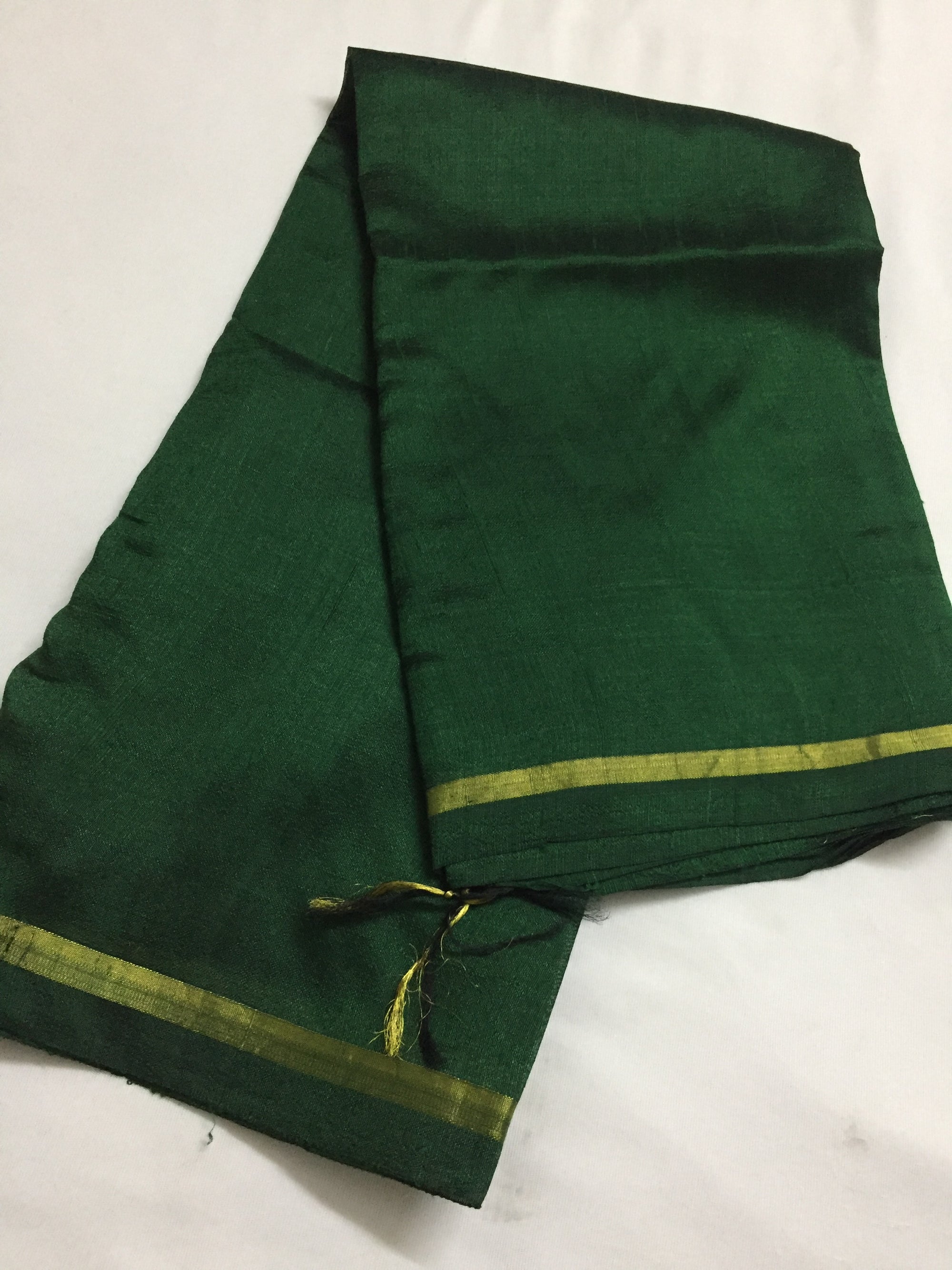 Pure raw silk dupatta with zari border