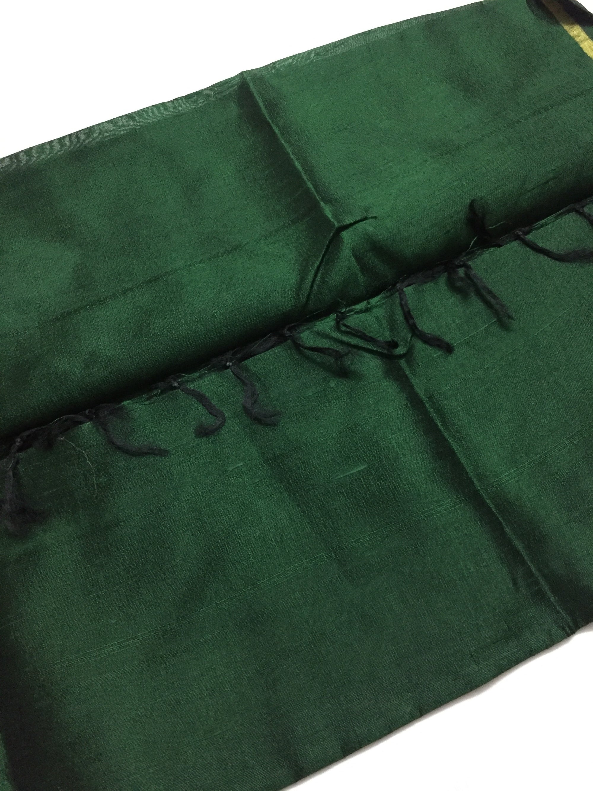 Pure raw silk dupatta with zari border