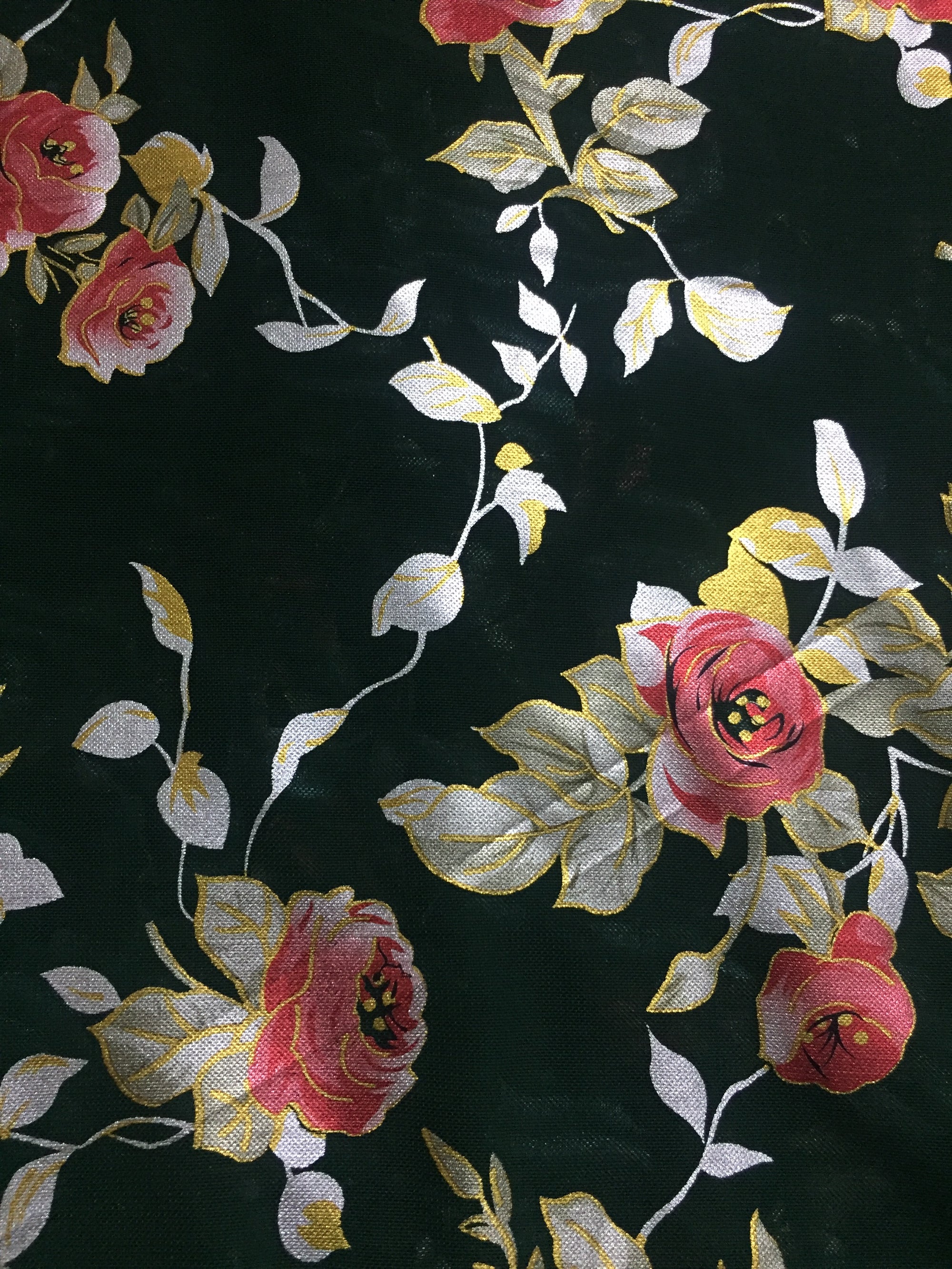 Printed lycra imported net fabric