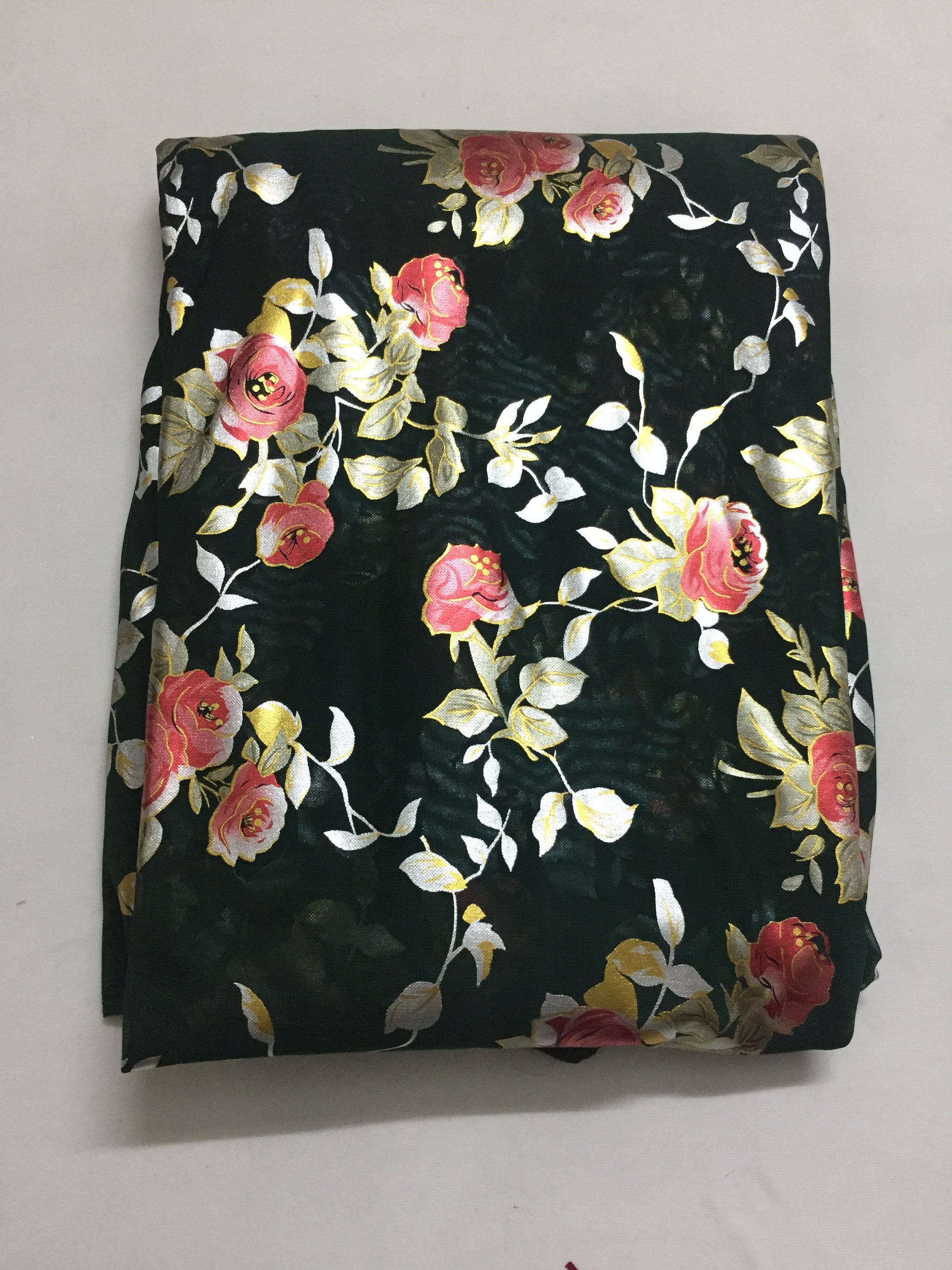 Printed lycra imported net fabric