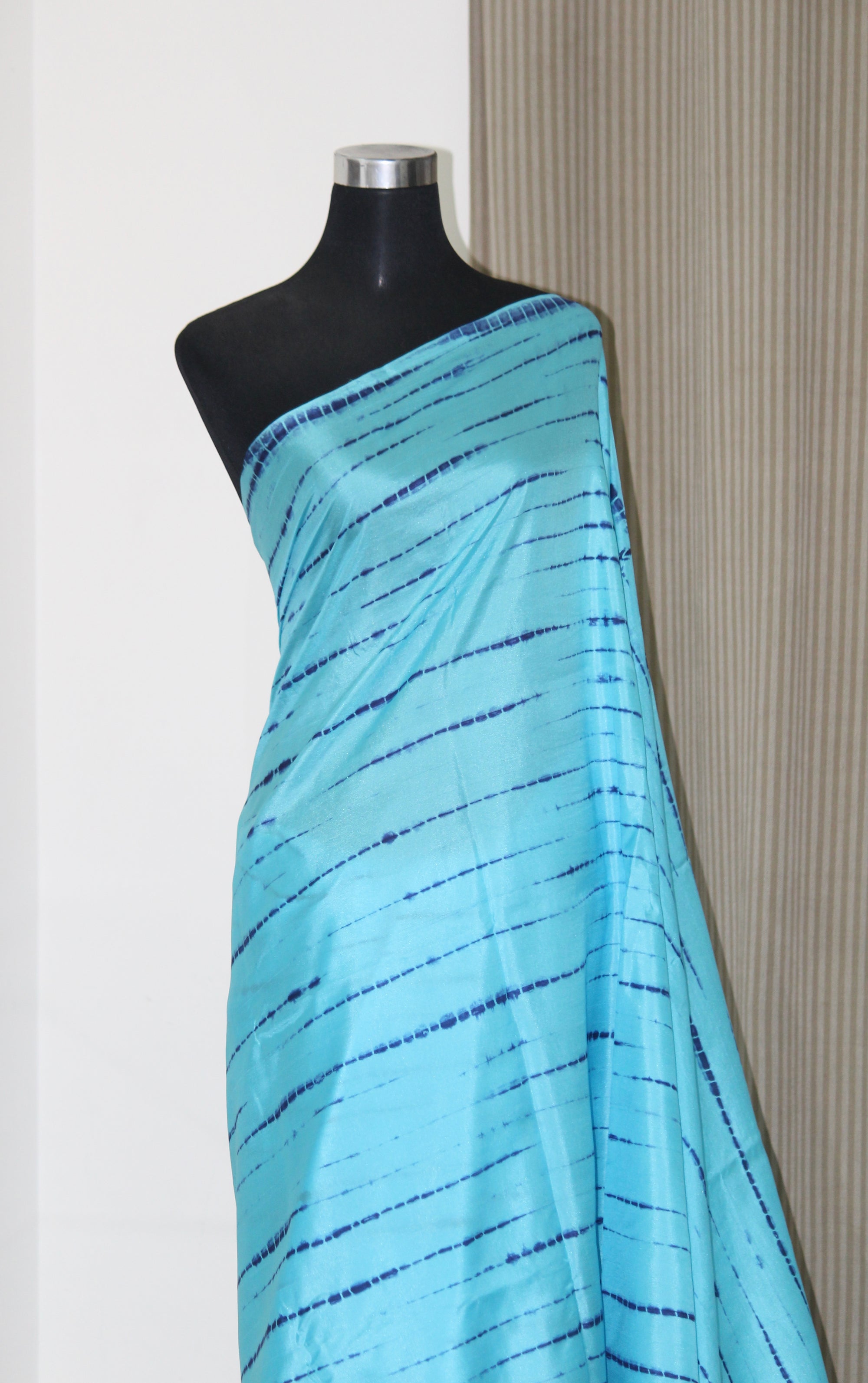 Pure soft silk shibori tie and dye saree