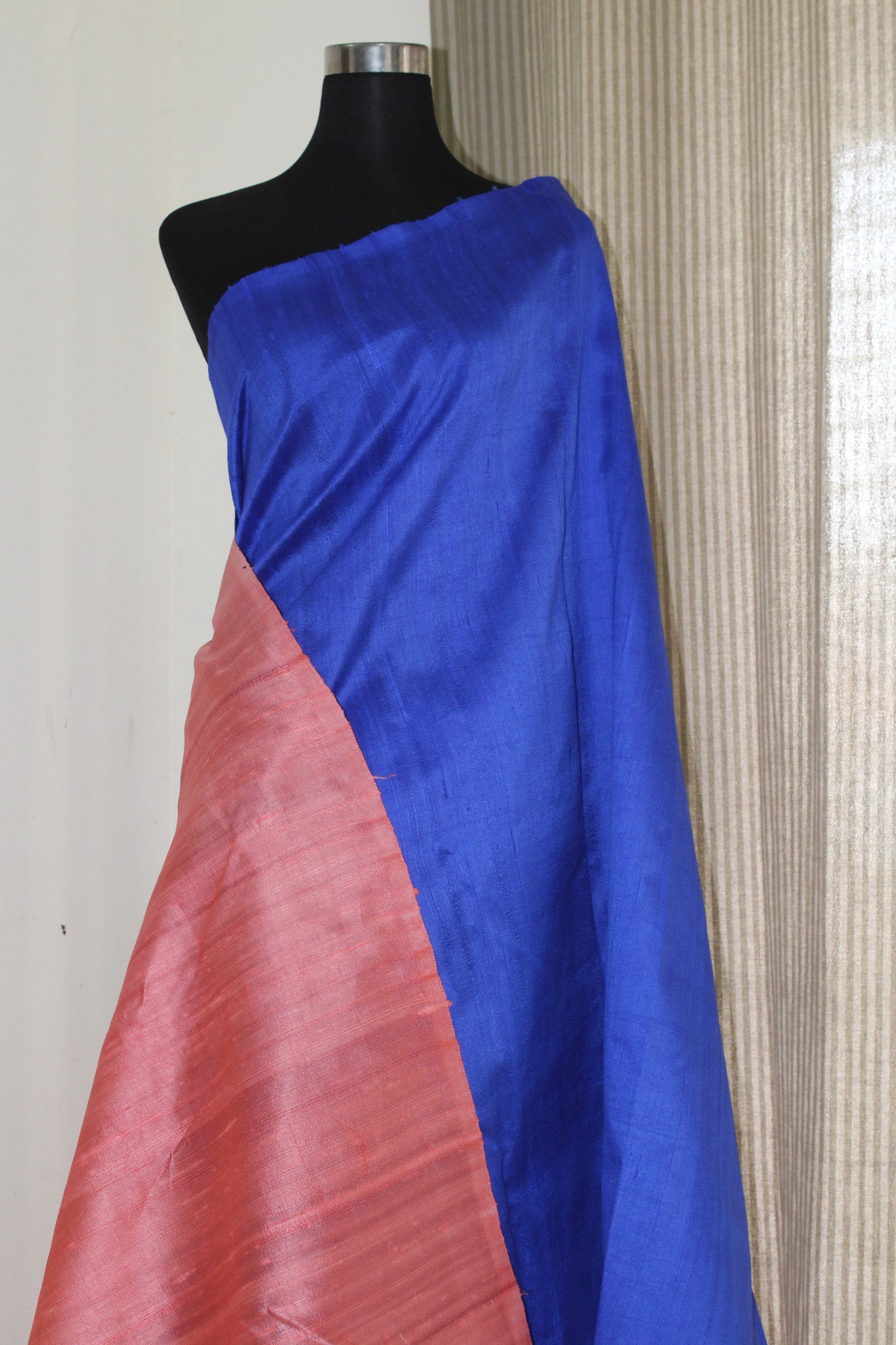 Dupion pure raw silk saree