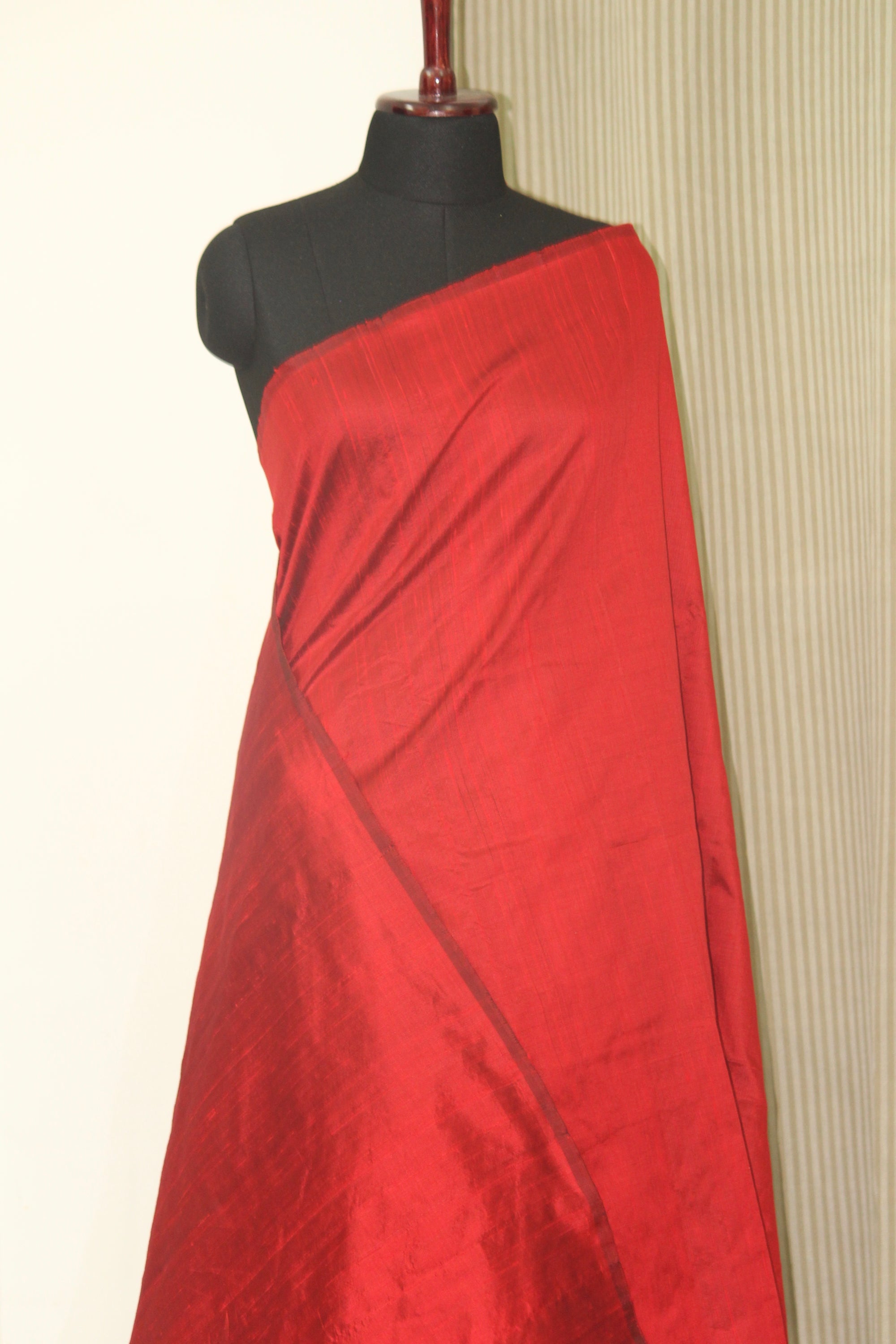 Dupion pure raw silk saree