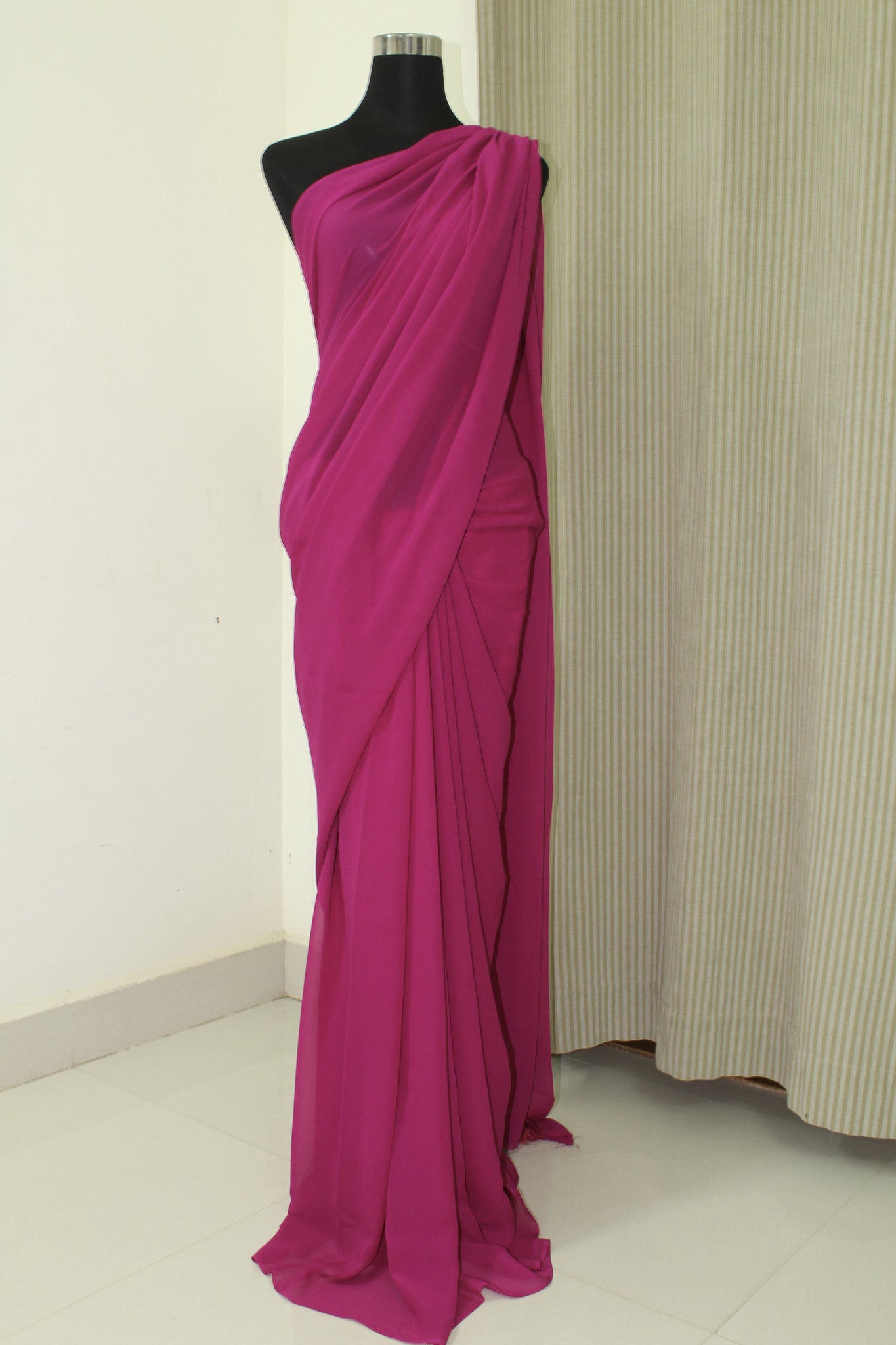 Pure silk georgette saree