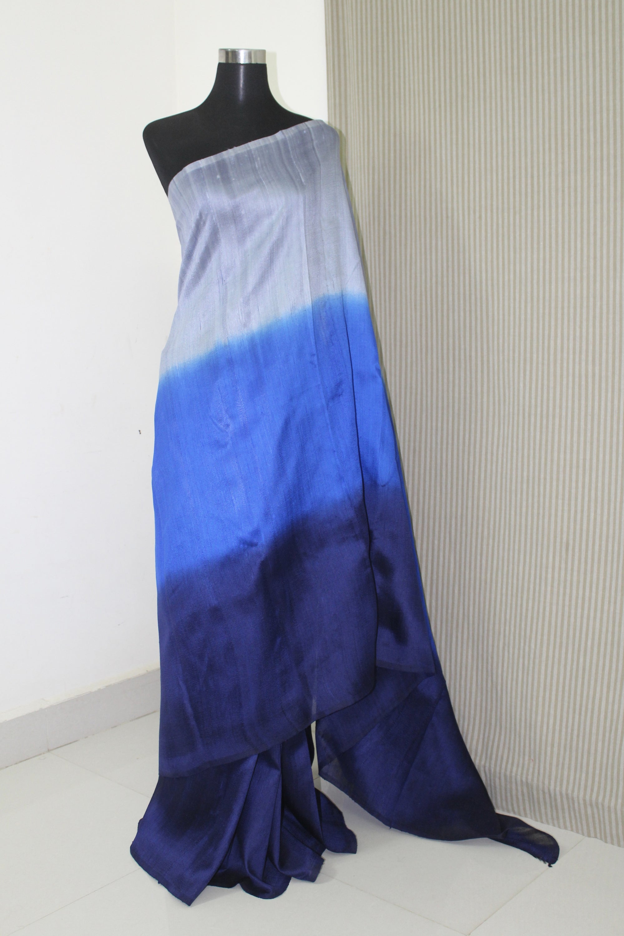 Dupion pure raw silk saree