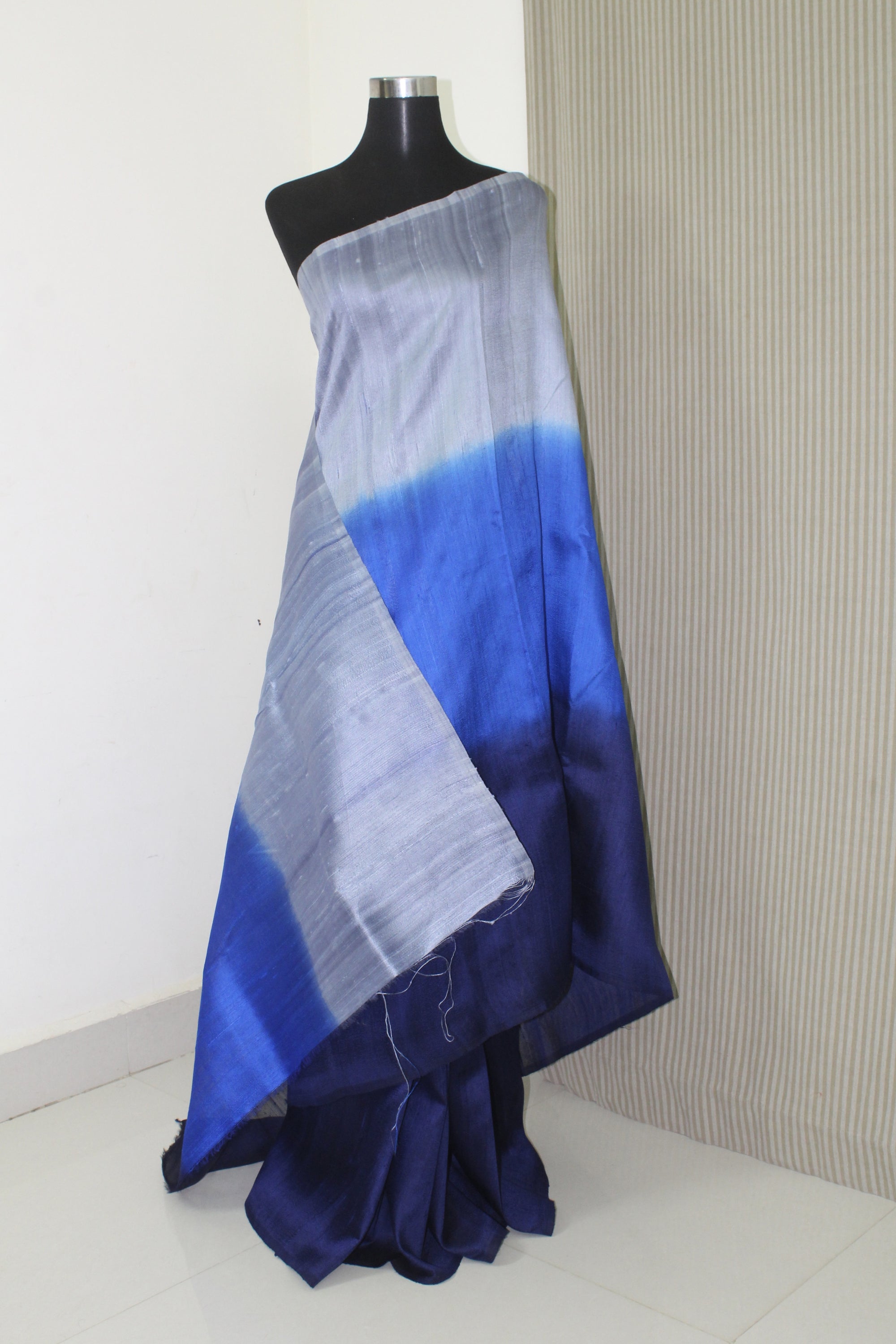 Dupion pure raw silk saree