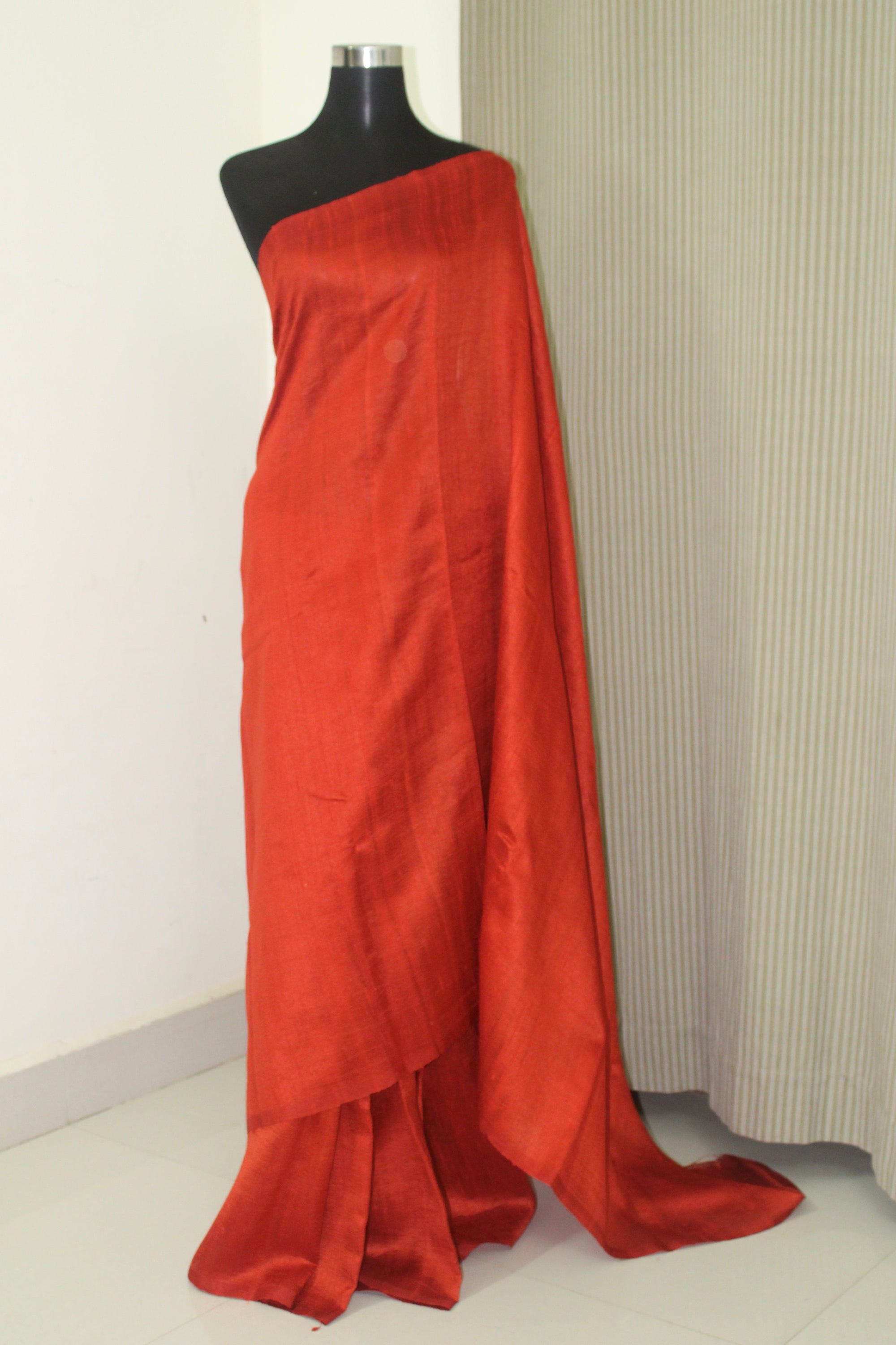 Dupion pure raw silk saree