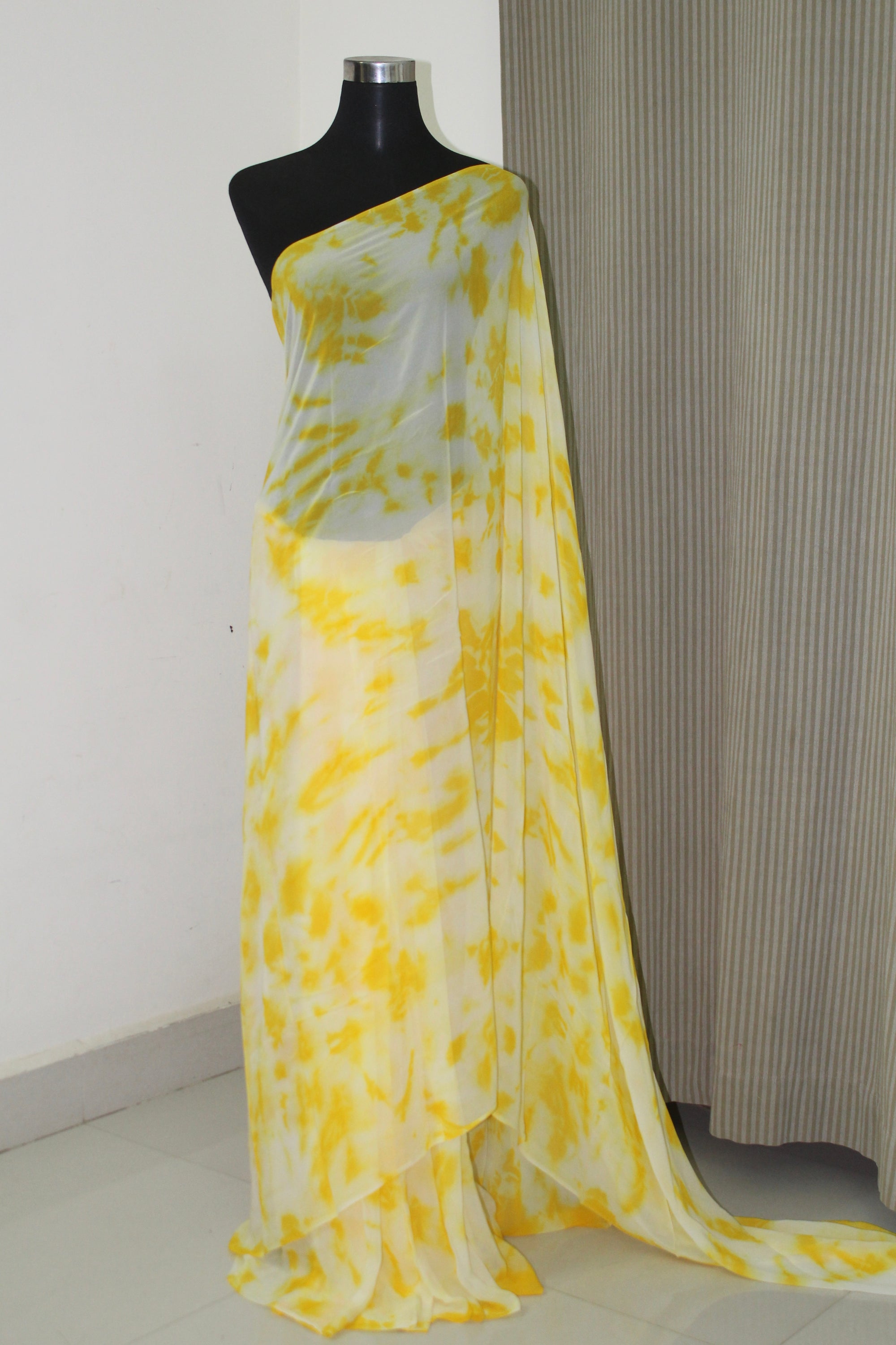 Shibori Georgette saree