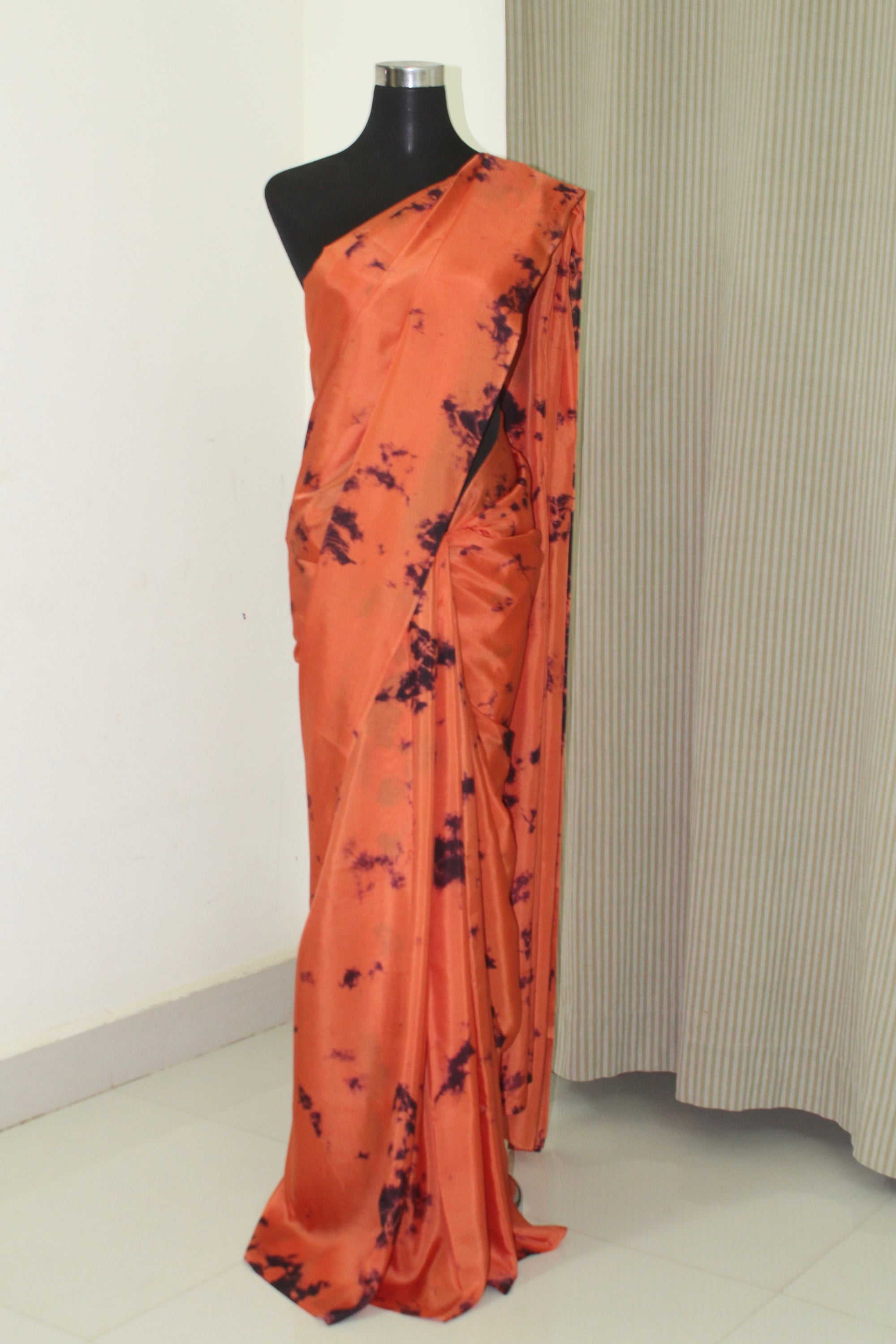 Shibori pure silk saree
