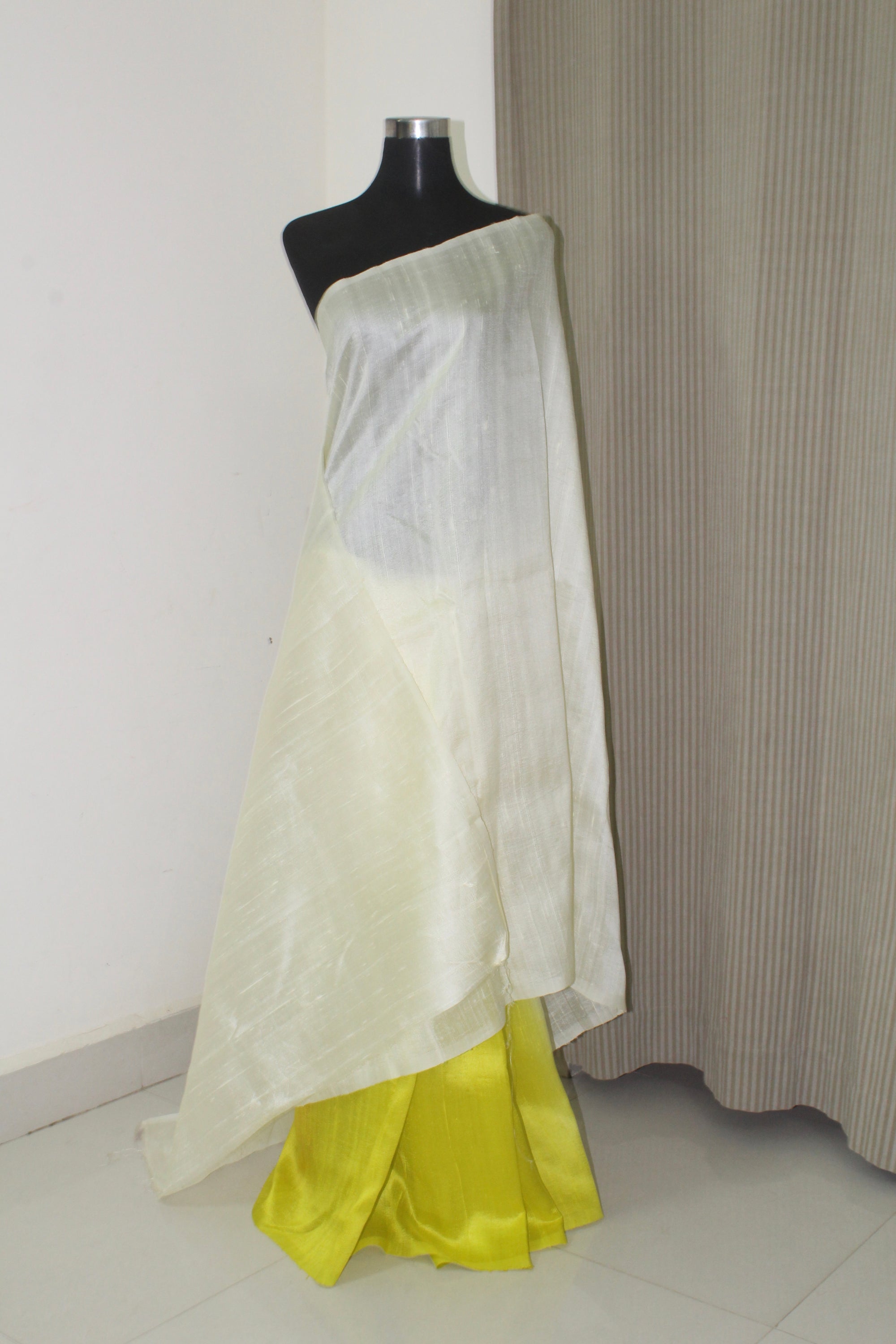 Pure dupion raw silk saree