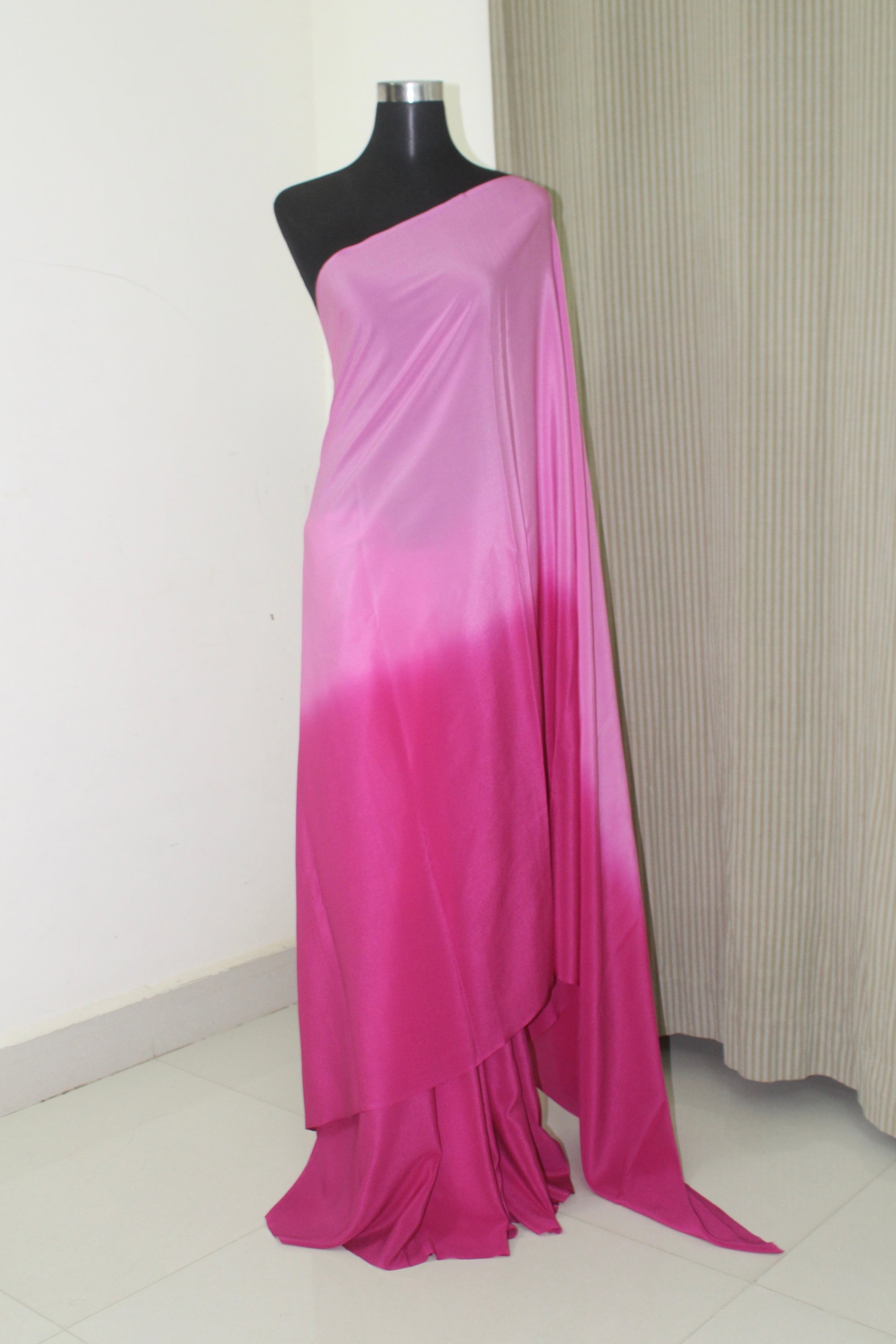 Pure silk crepe saree