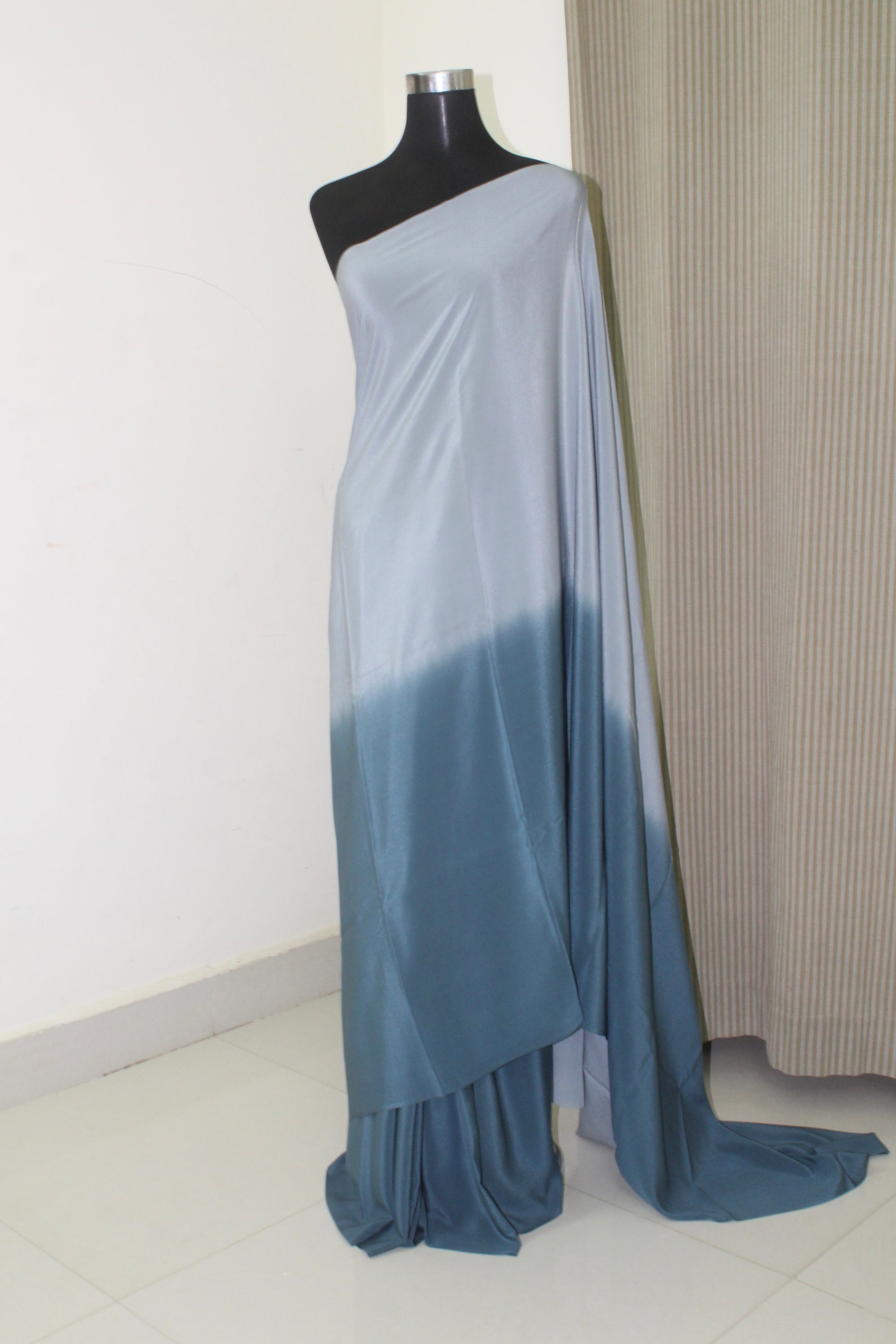 Pure silk crepe saree