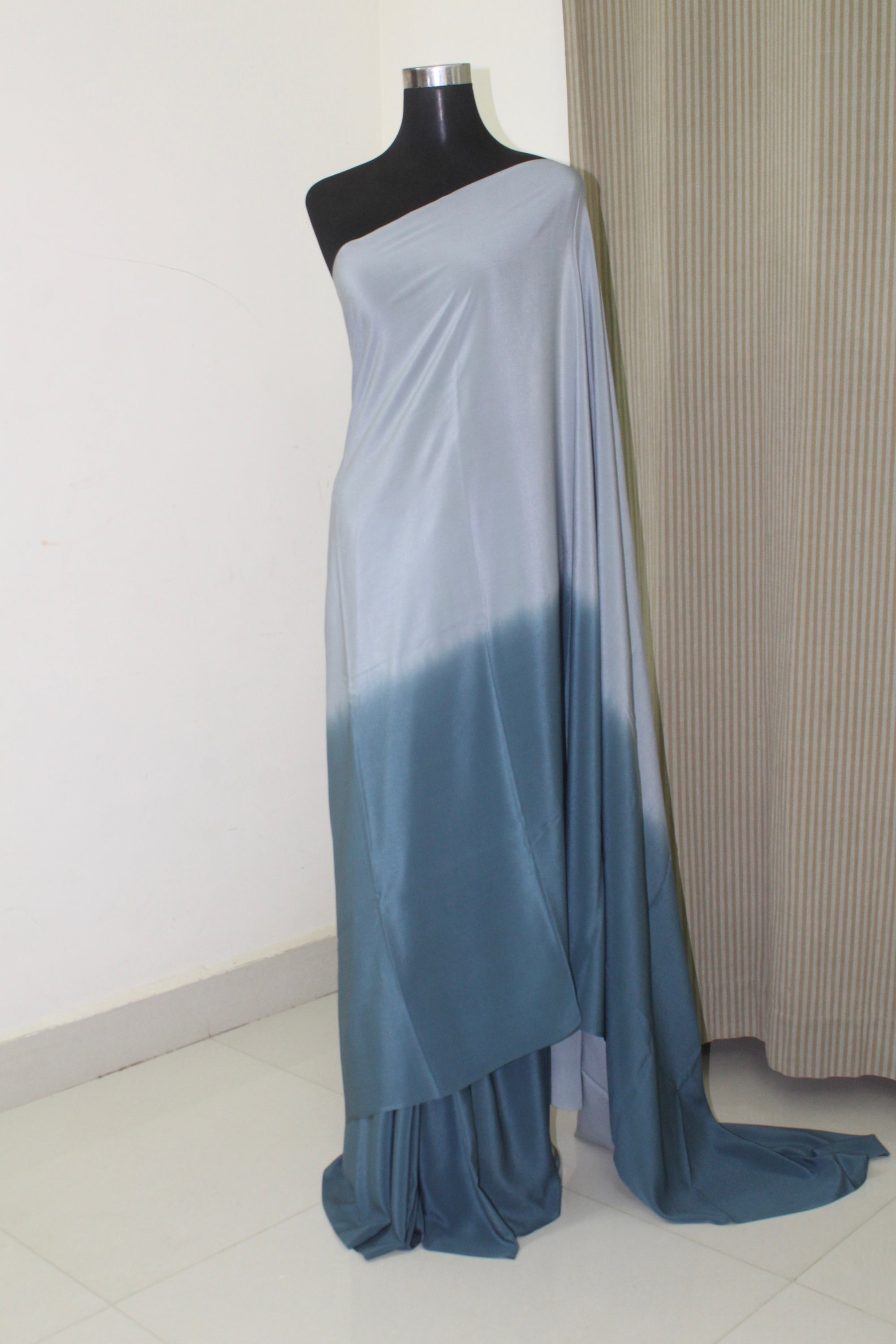 Pure silk crepe saree