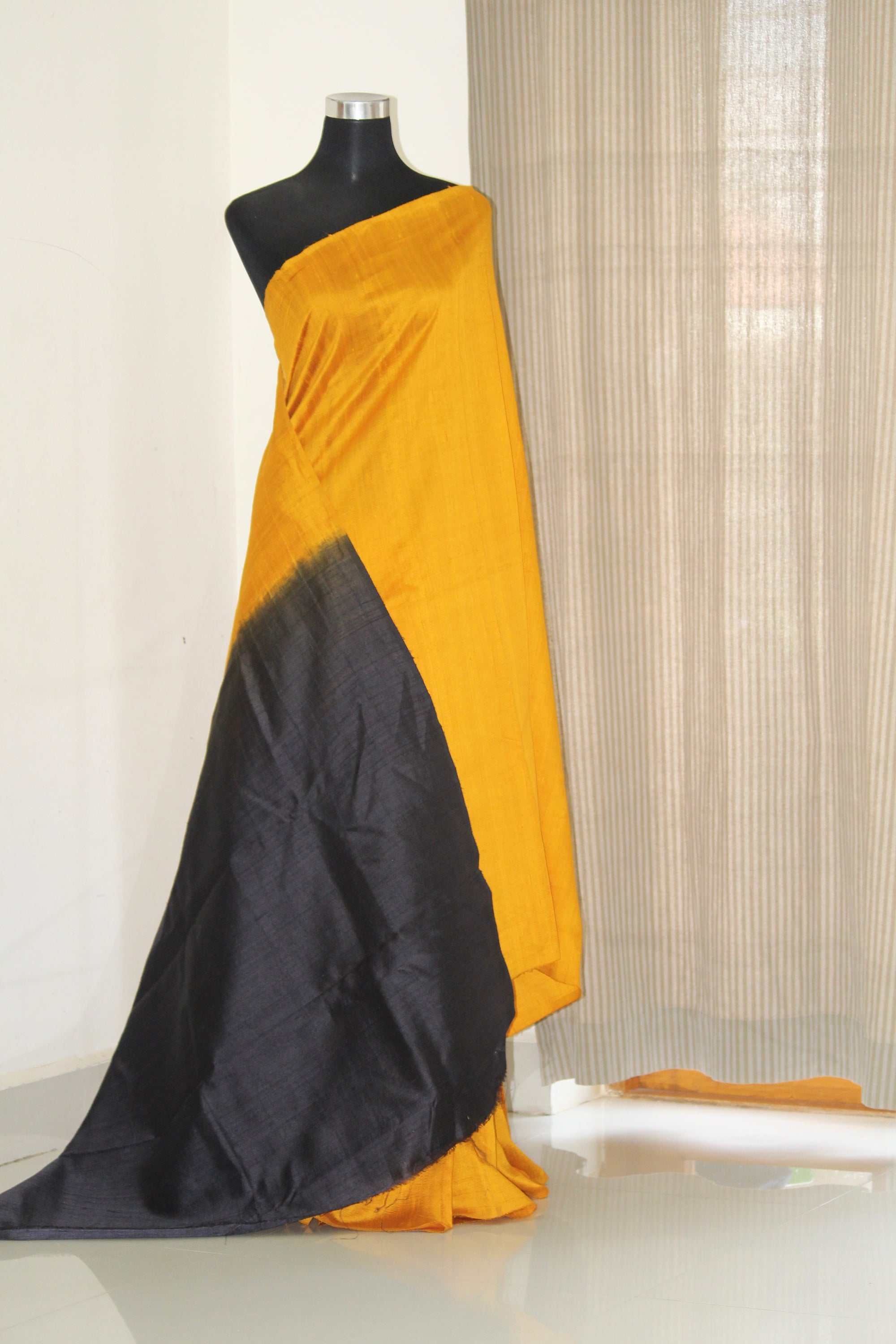 Pure dupion raw silk saree