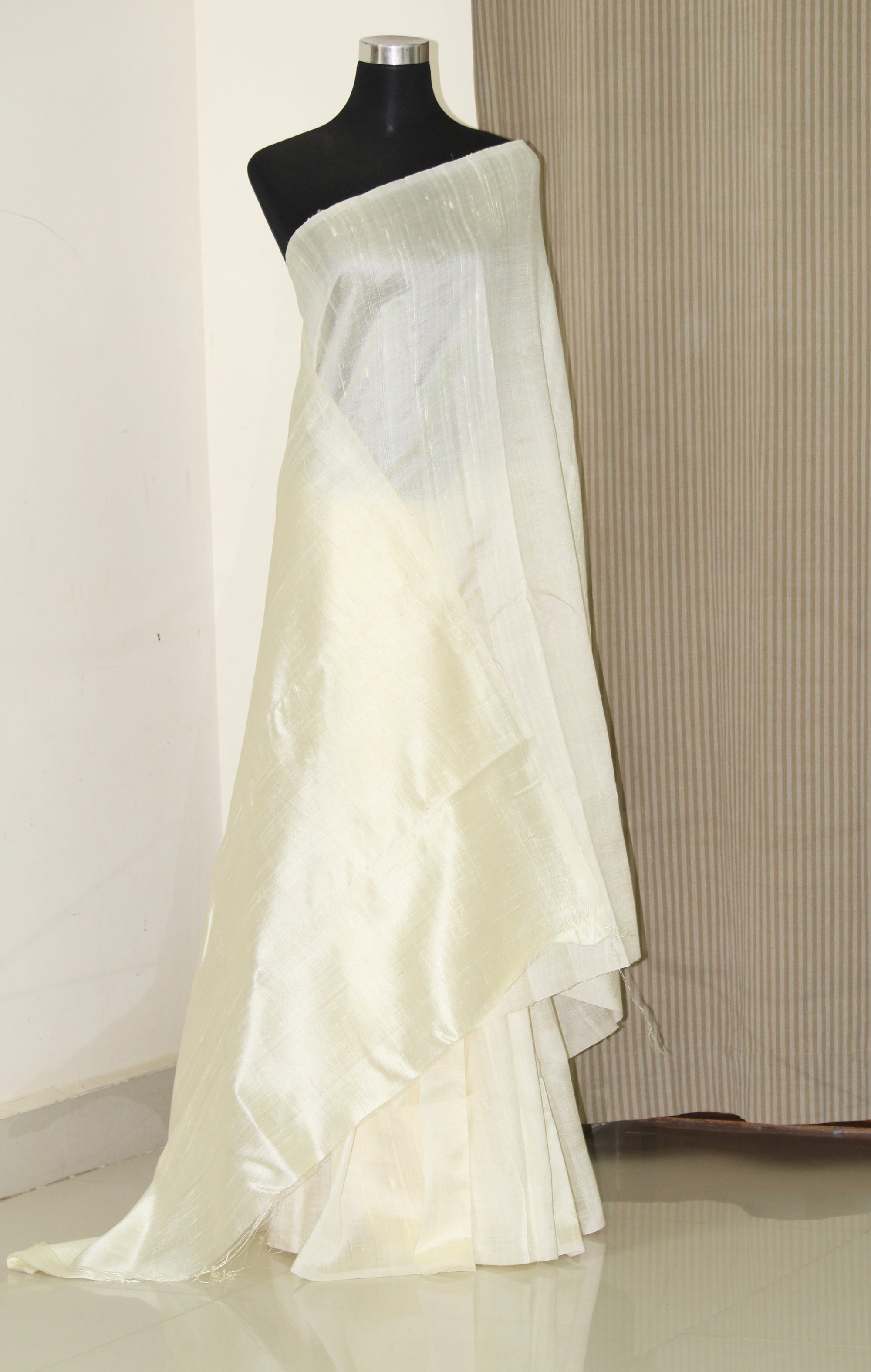 Dupion pure raw silk saree