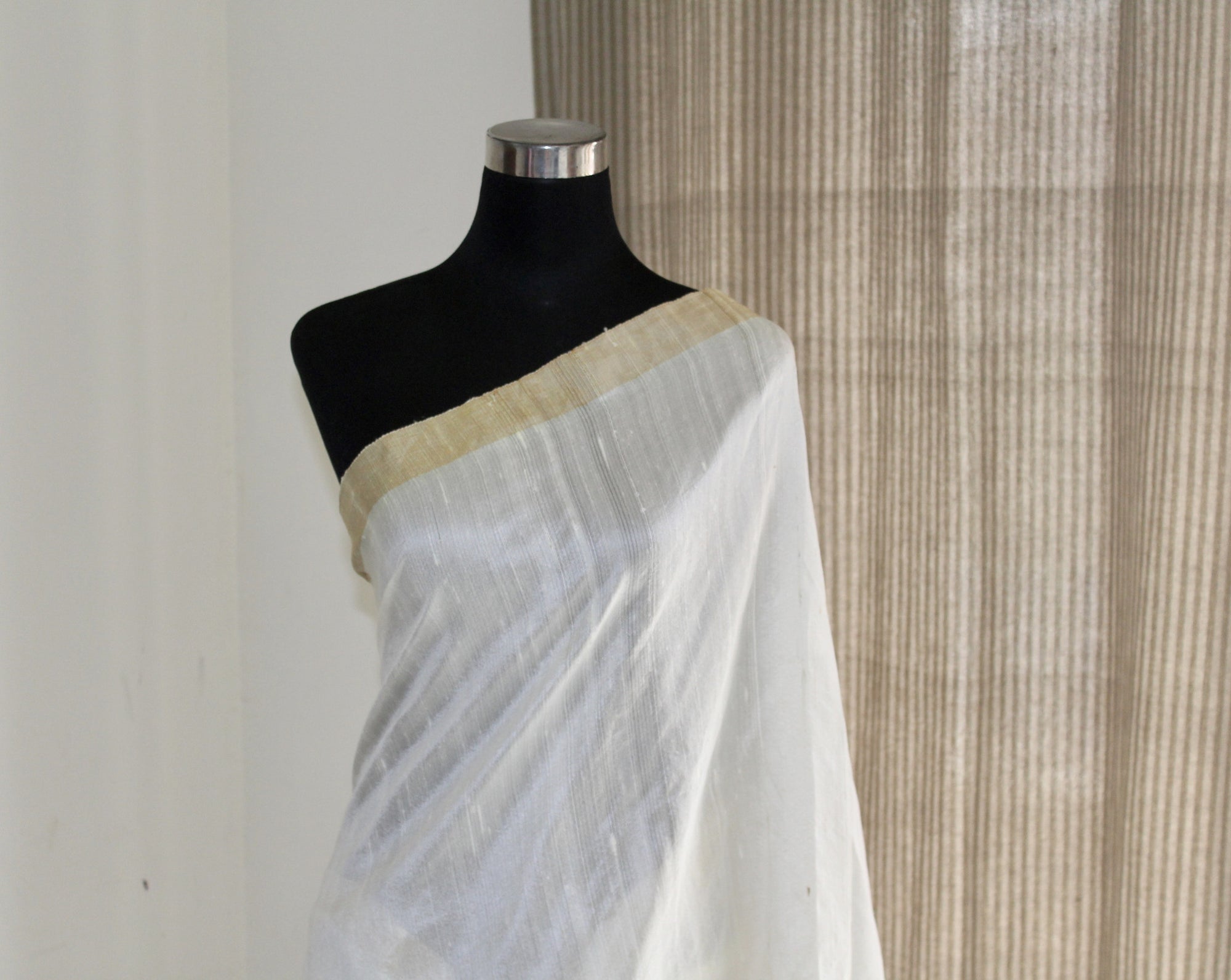 Pure raw silk saree