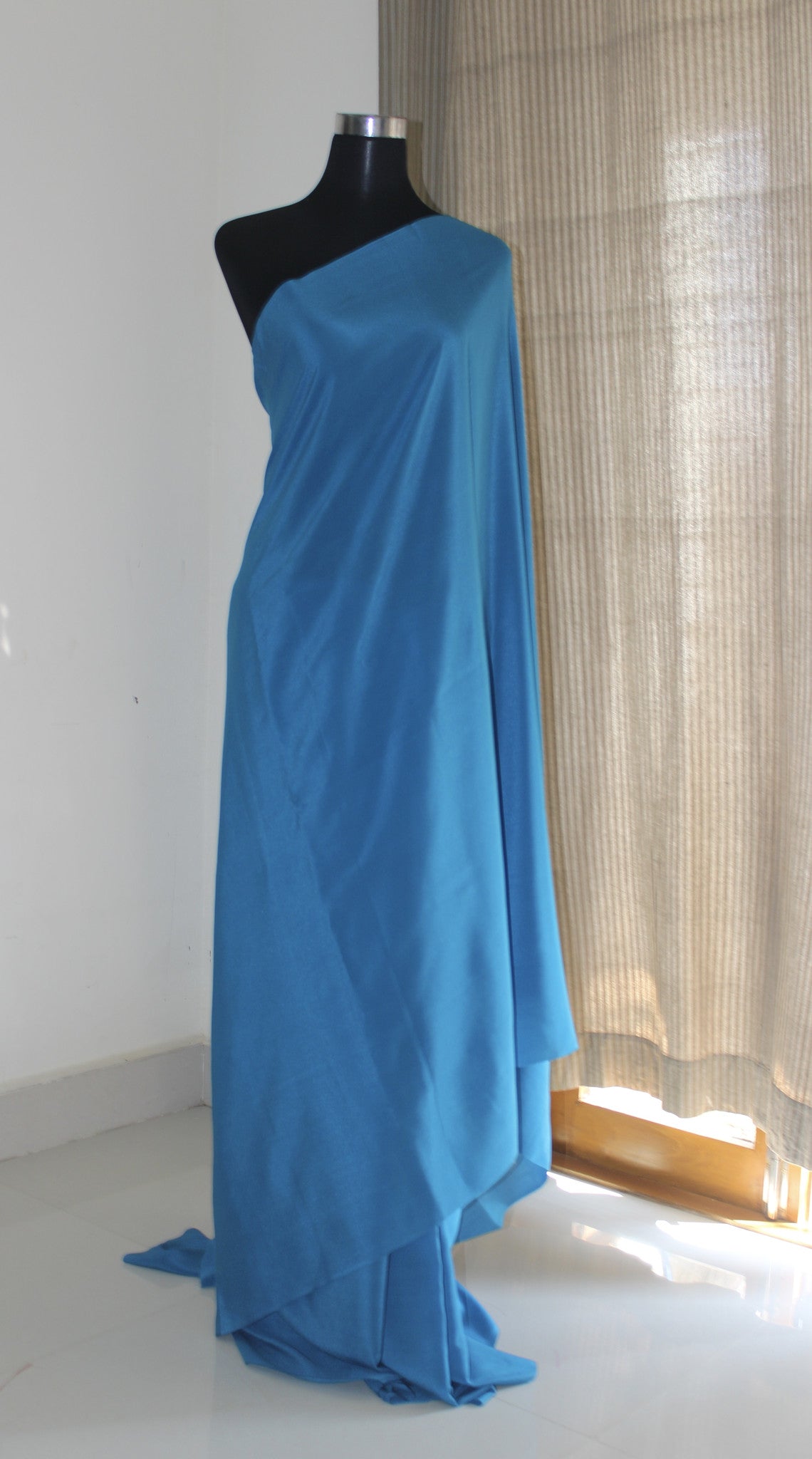 Pure silk crepe saree