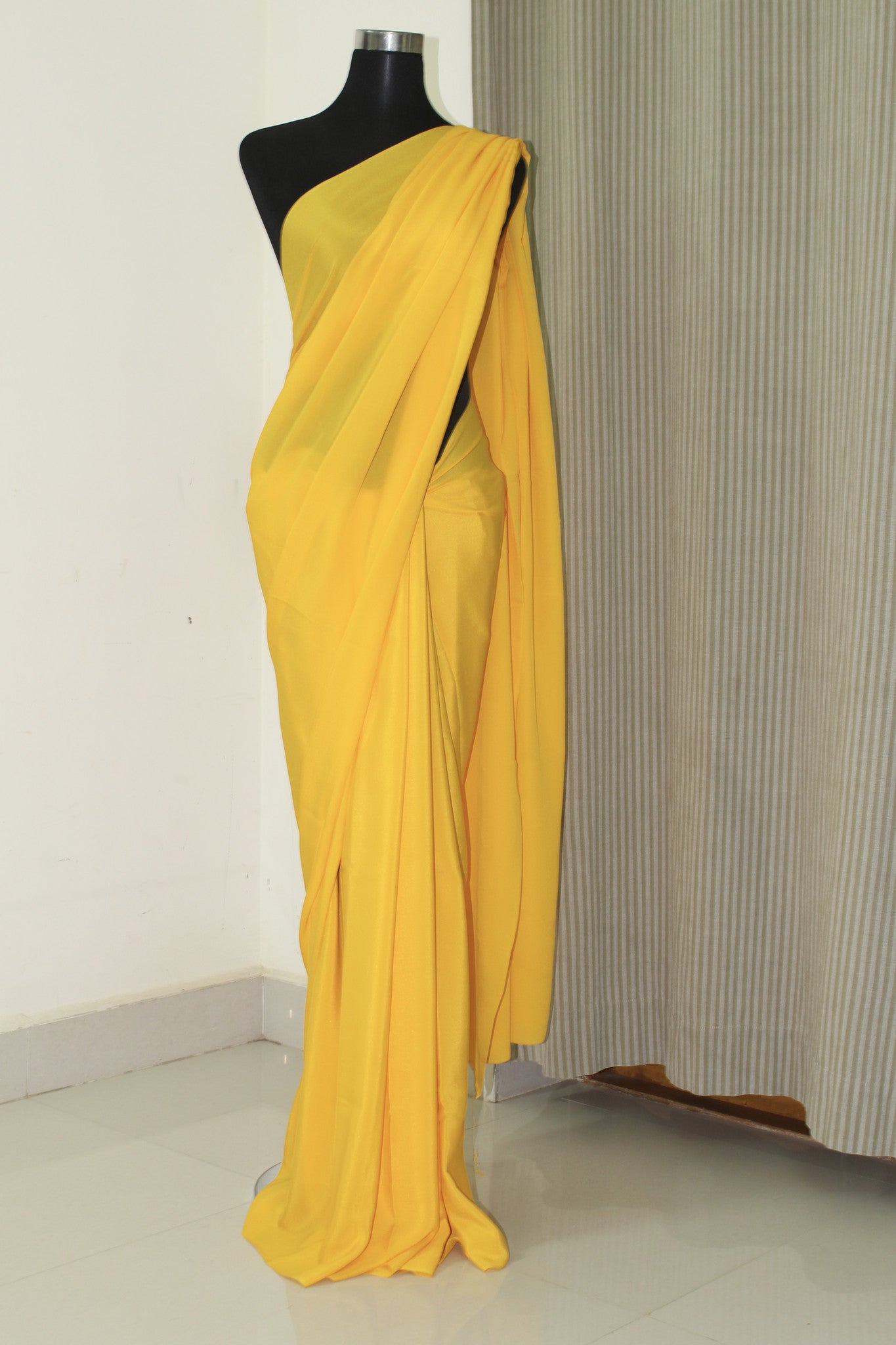Pure crepe silk saree