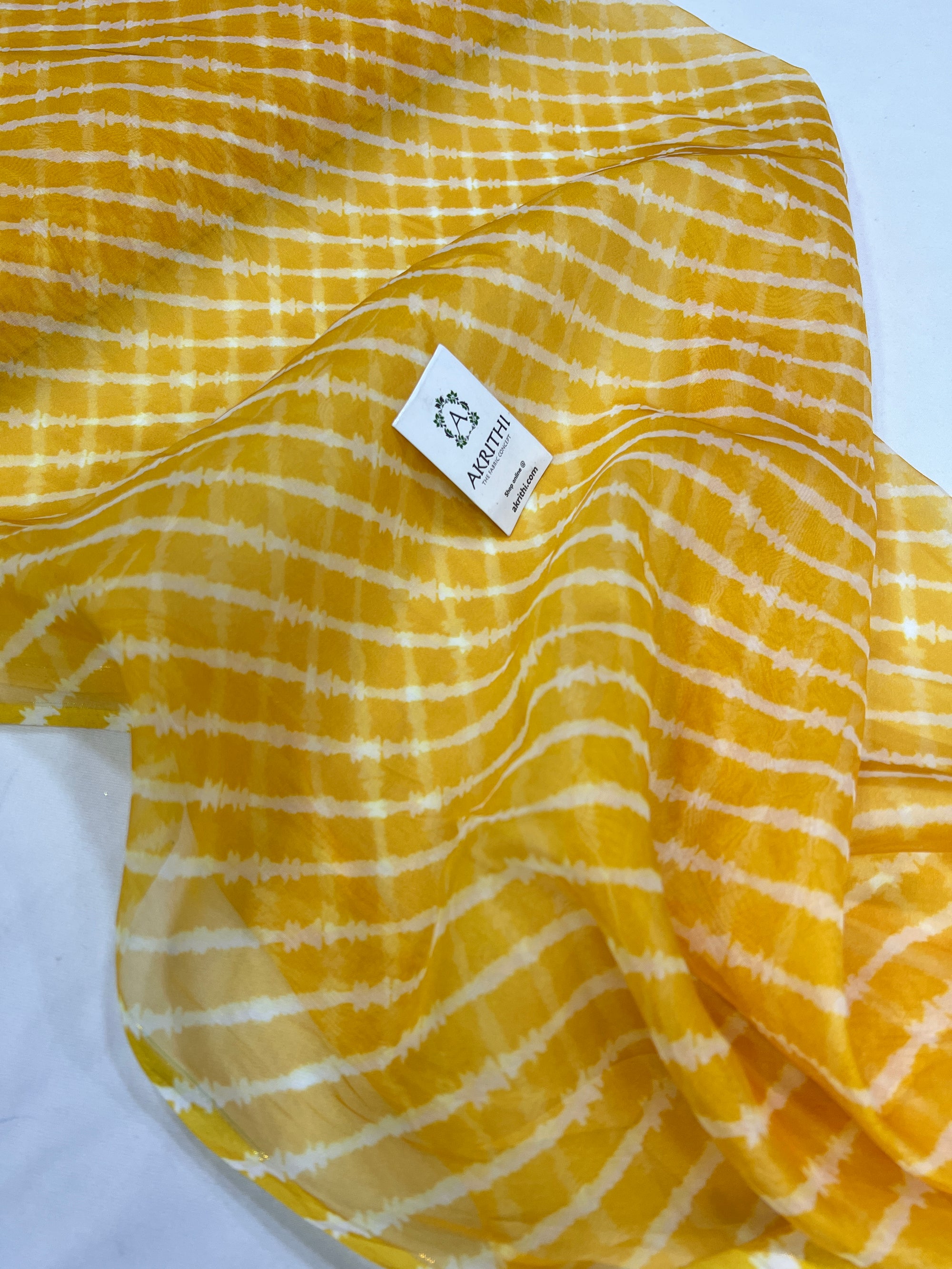 Digital Printed organza fabric