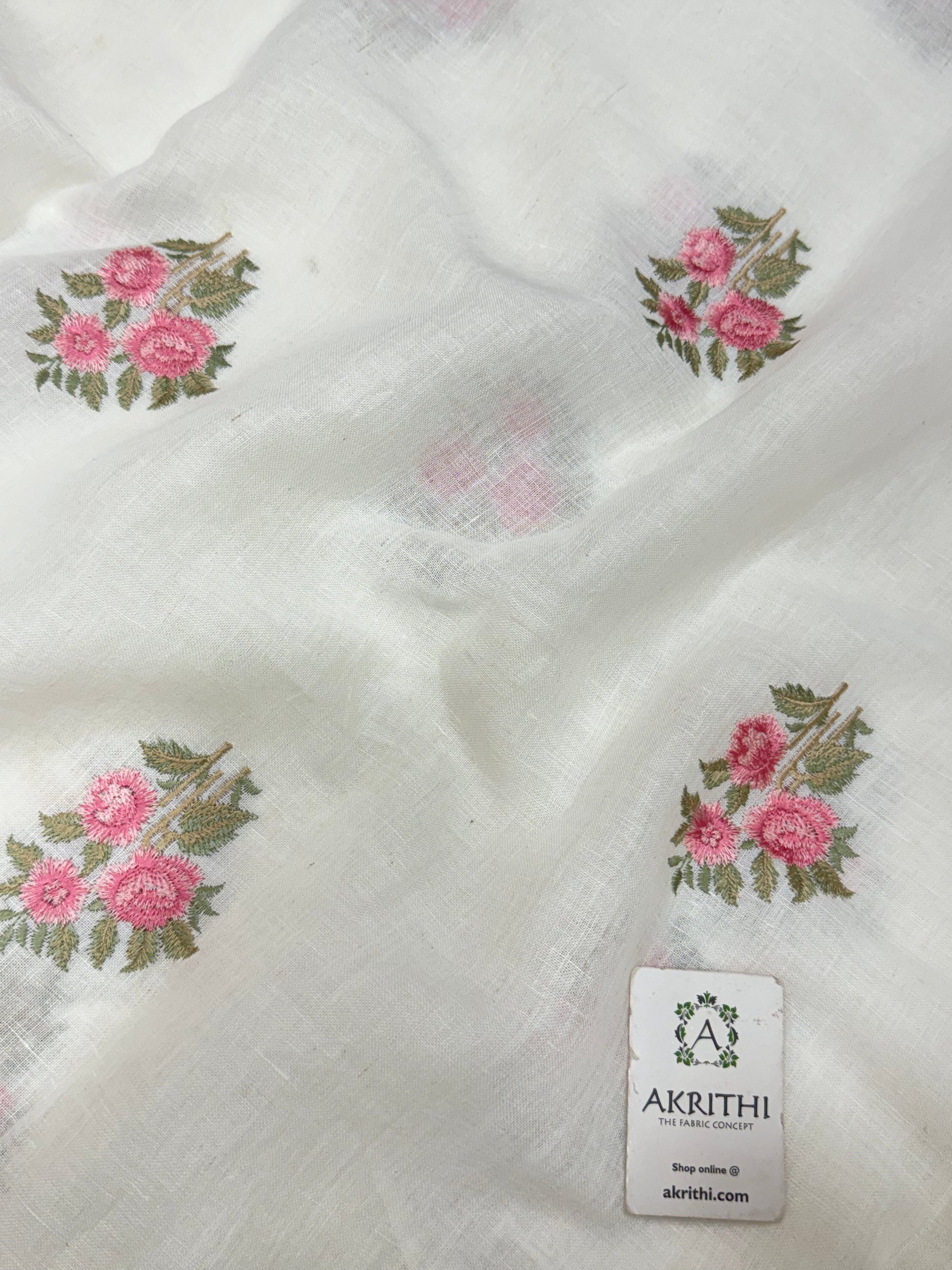 Pure Linen Fabric | Plain, Printed & Embroidered Linen